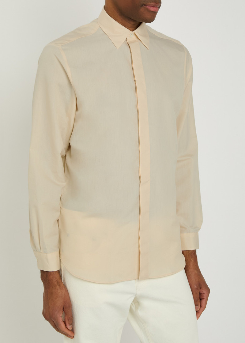 LARDINI Lardini Cotton and Silk-blend Shirt outlook