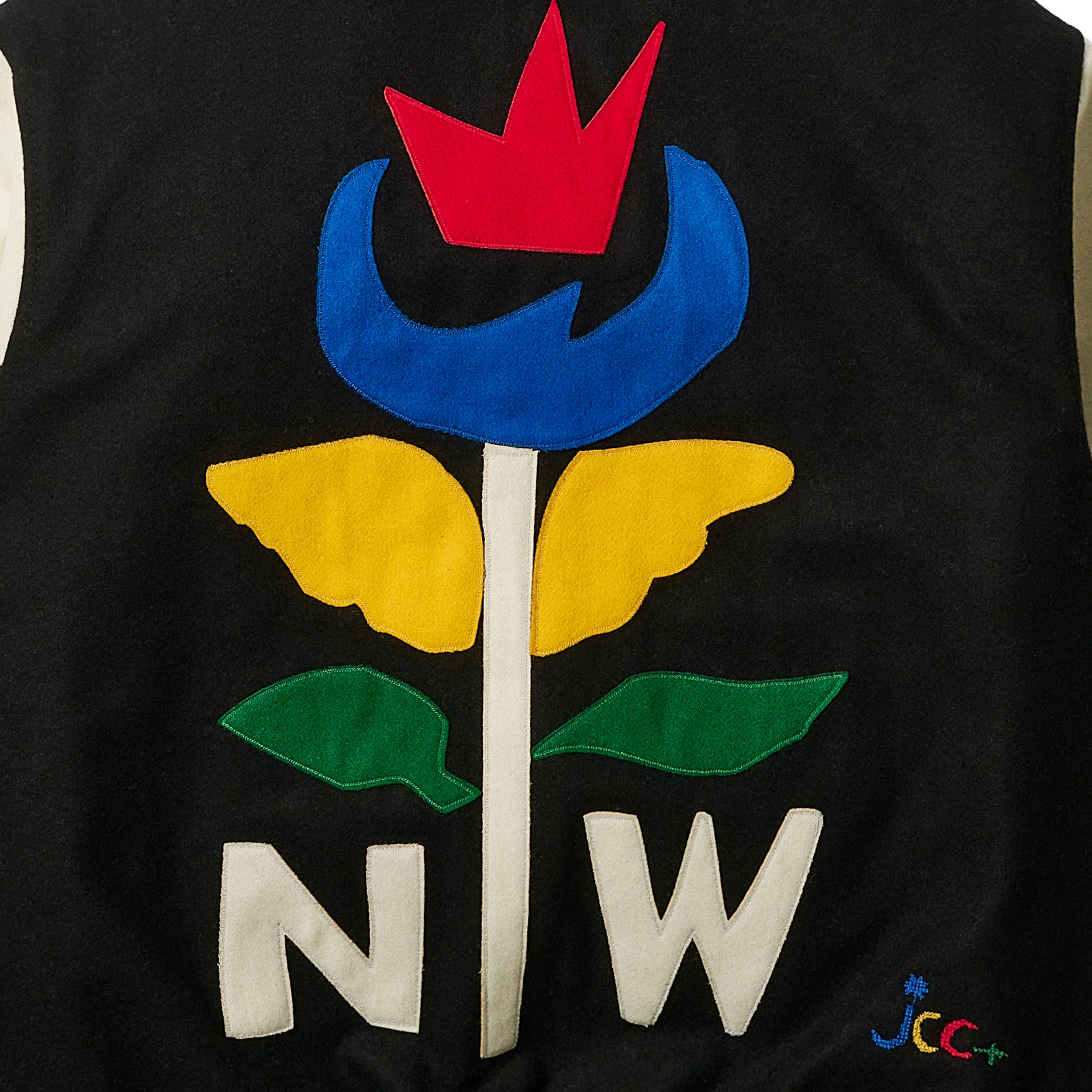 PALACE JCC+ VARSITY JACKET BLACK - 5
