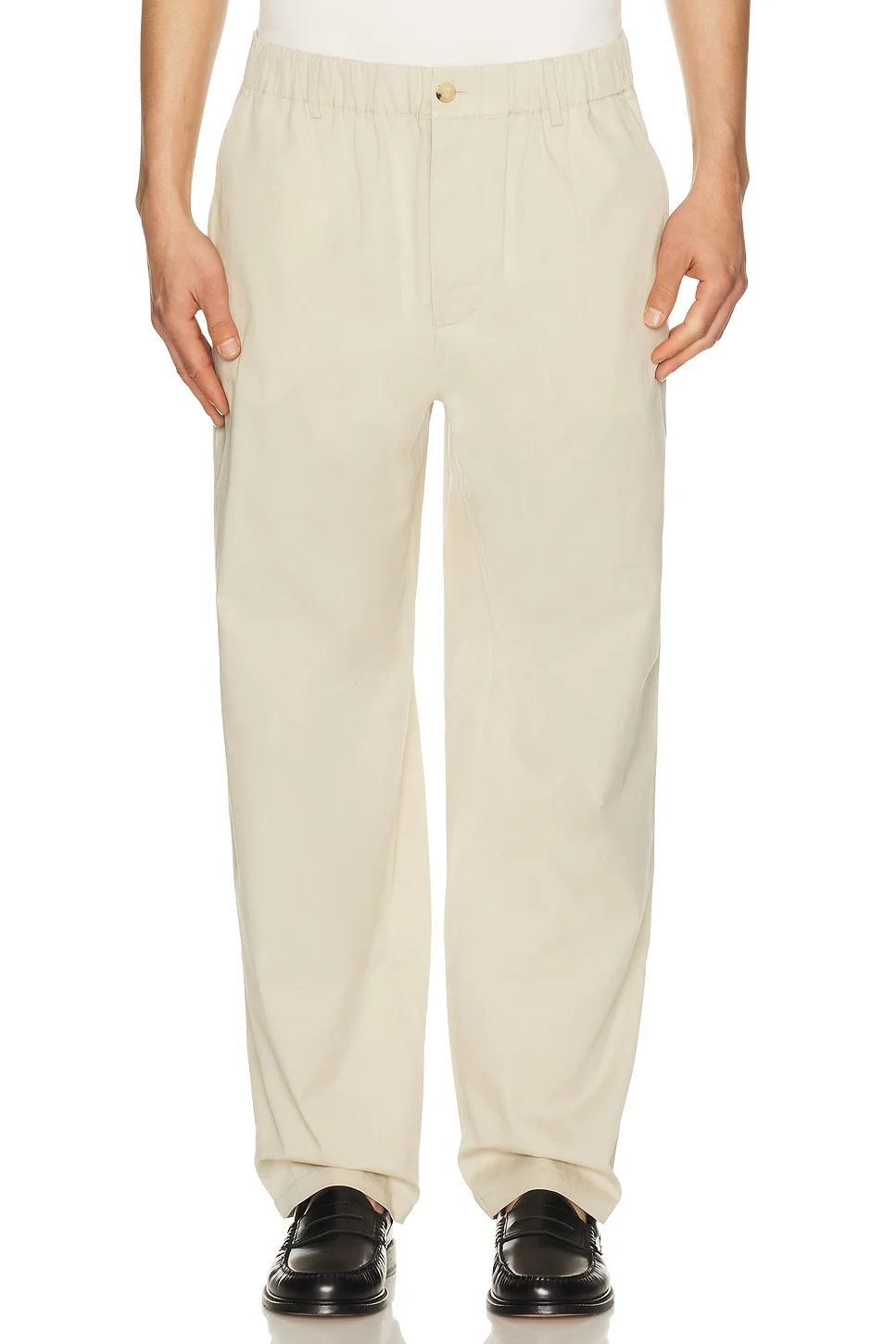 Relaxed Cotton Trousers - 1