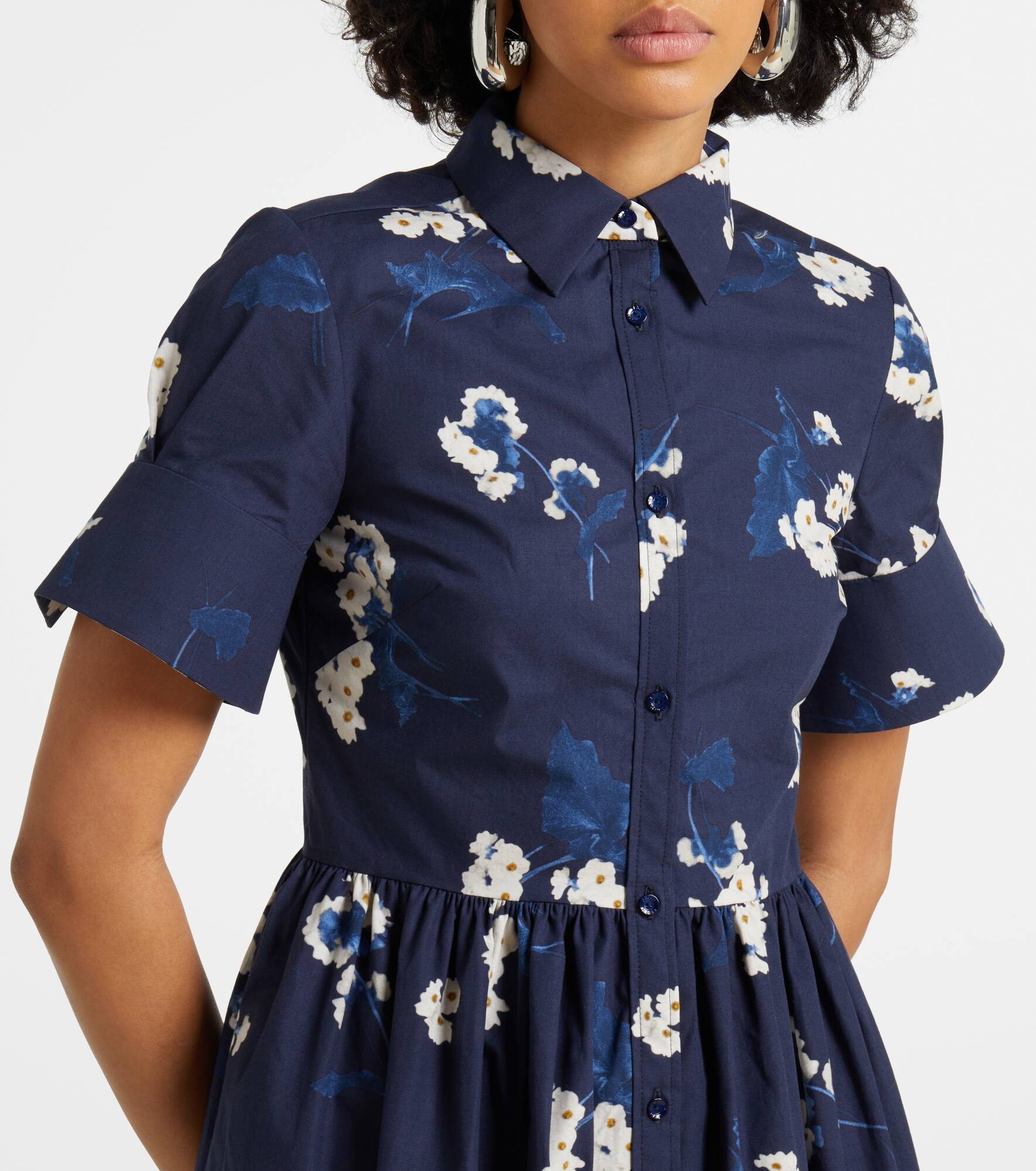 Cotton midi dress - 4