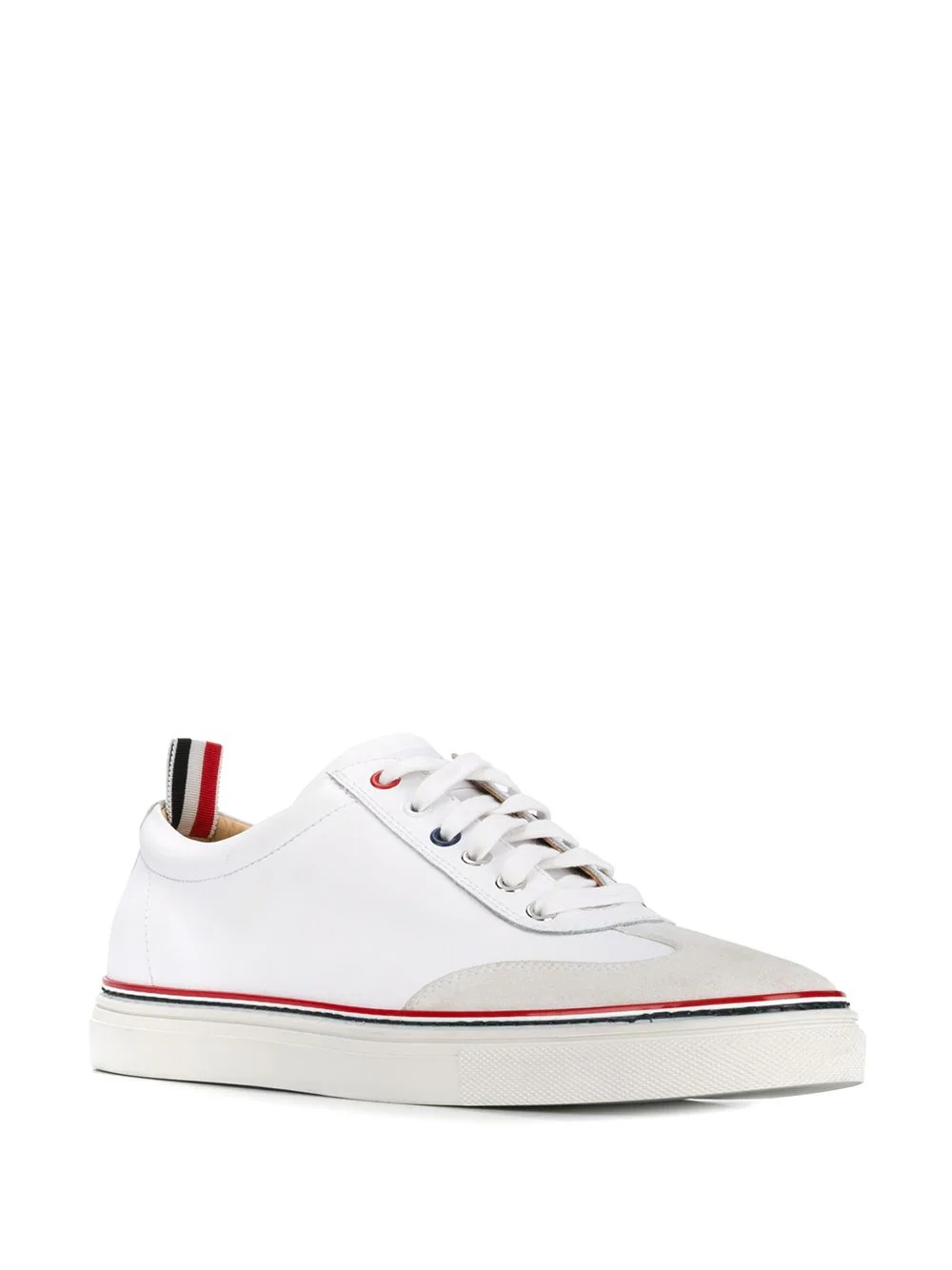 【関税&送料込】Thom Browne Lo-Top Trainer On Rwb Cupsole In Thom Browne Lo-Top Trainer On RWB Cupsole | club21 | REVERSIBLE