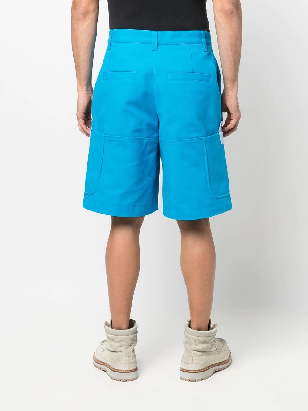 cotton cargo shorts - 4