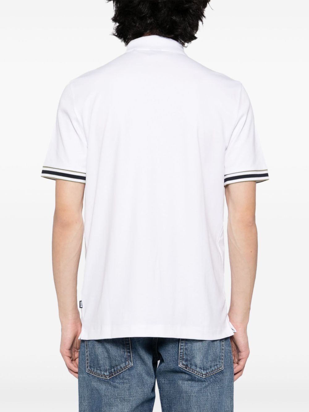 Contrast tipping polo shirt - 3