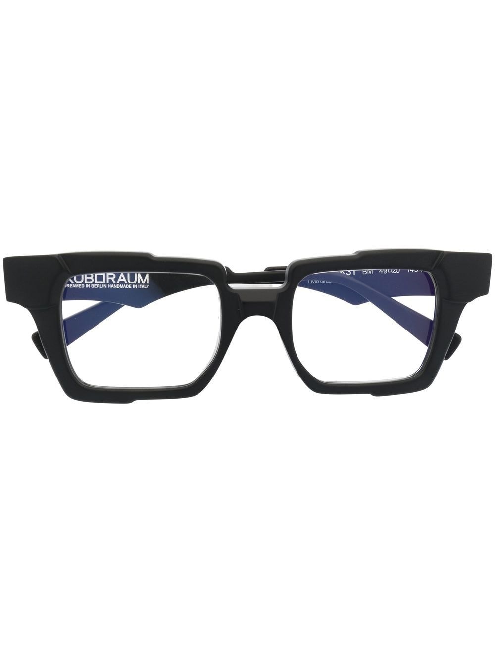 square-frame optical glasses - 1