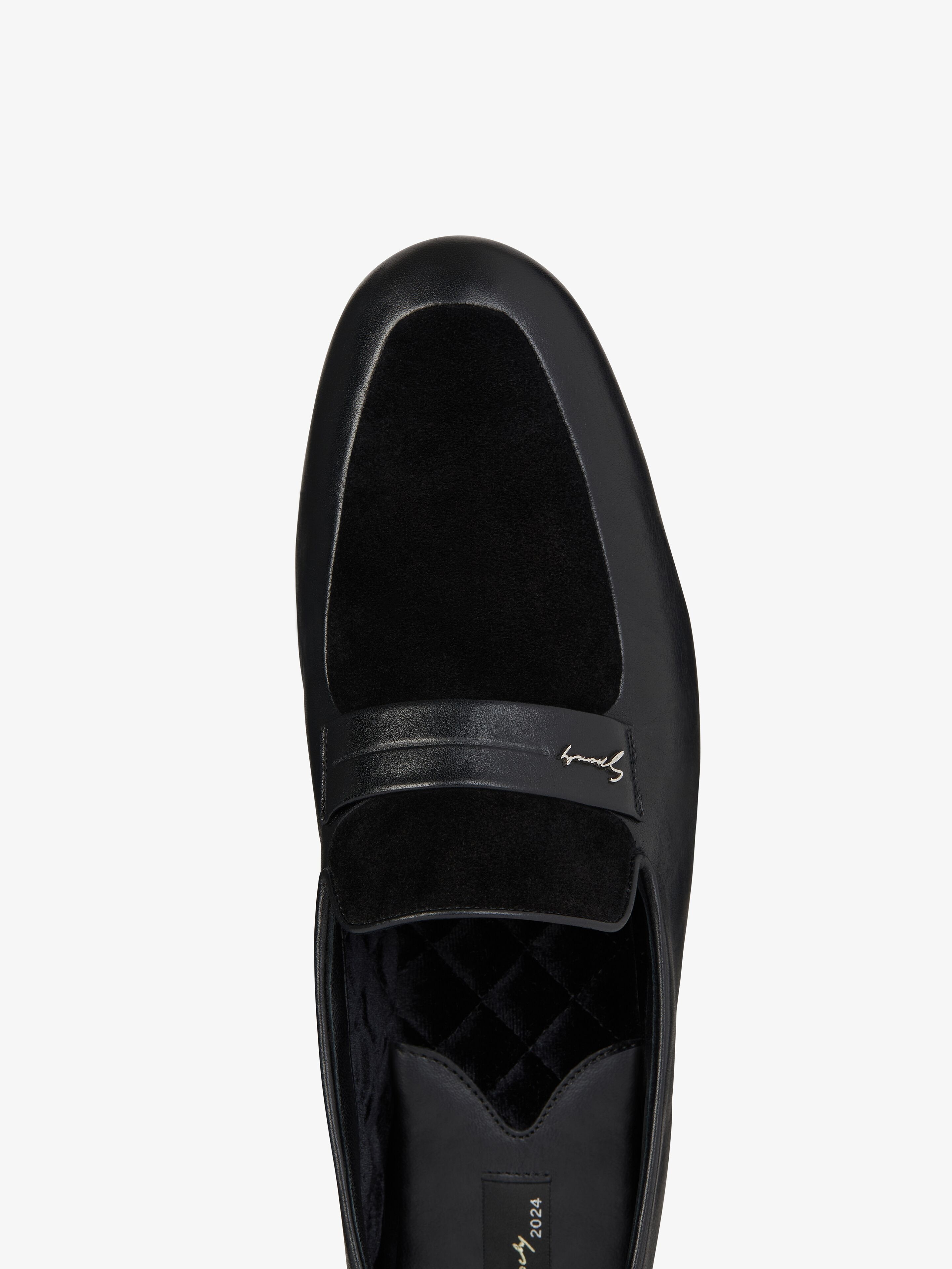 LOAFERS IN LEATHER AND SUEDE - 5