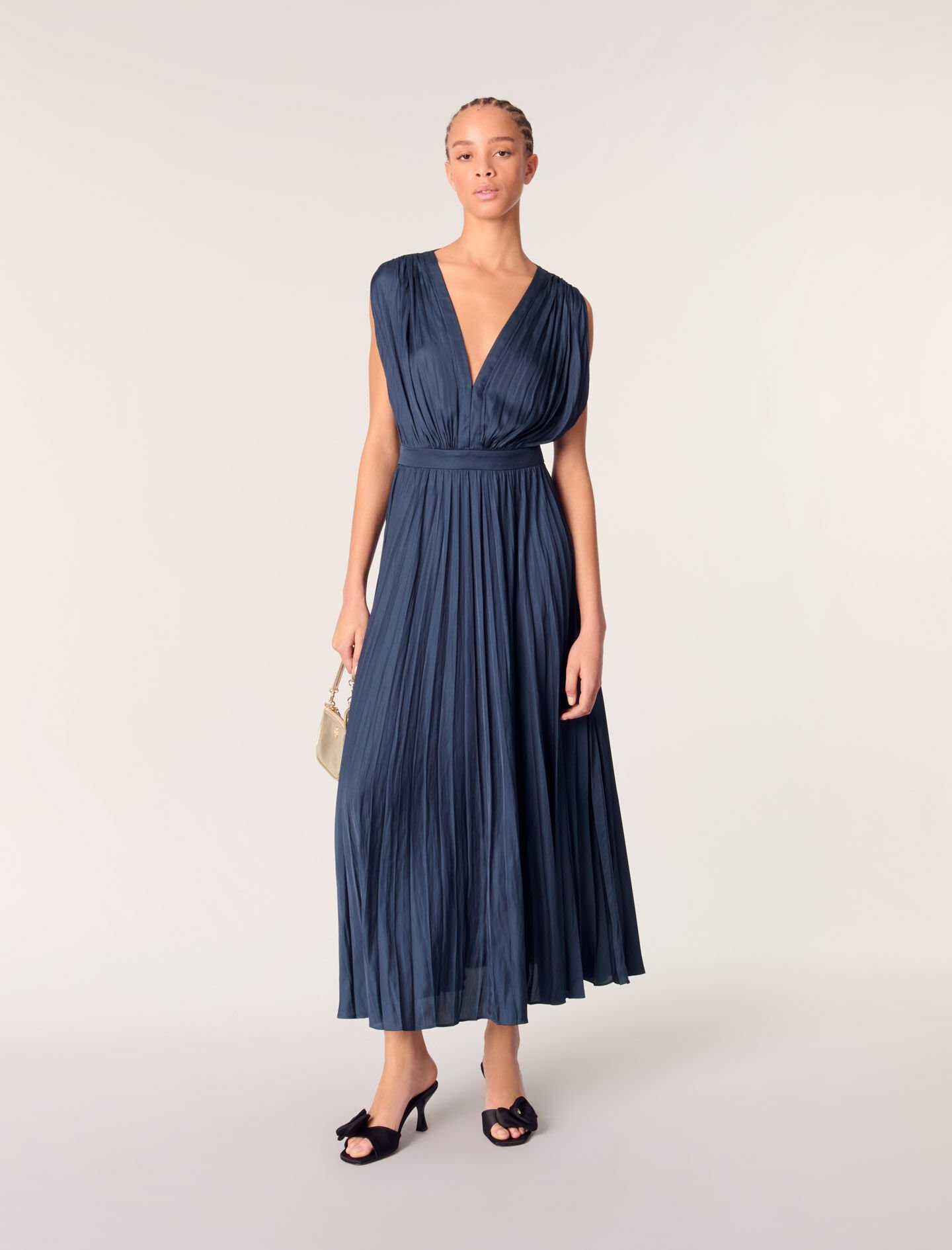 Pleated maxi dress - 2