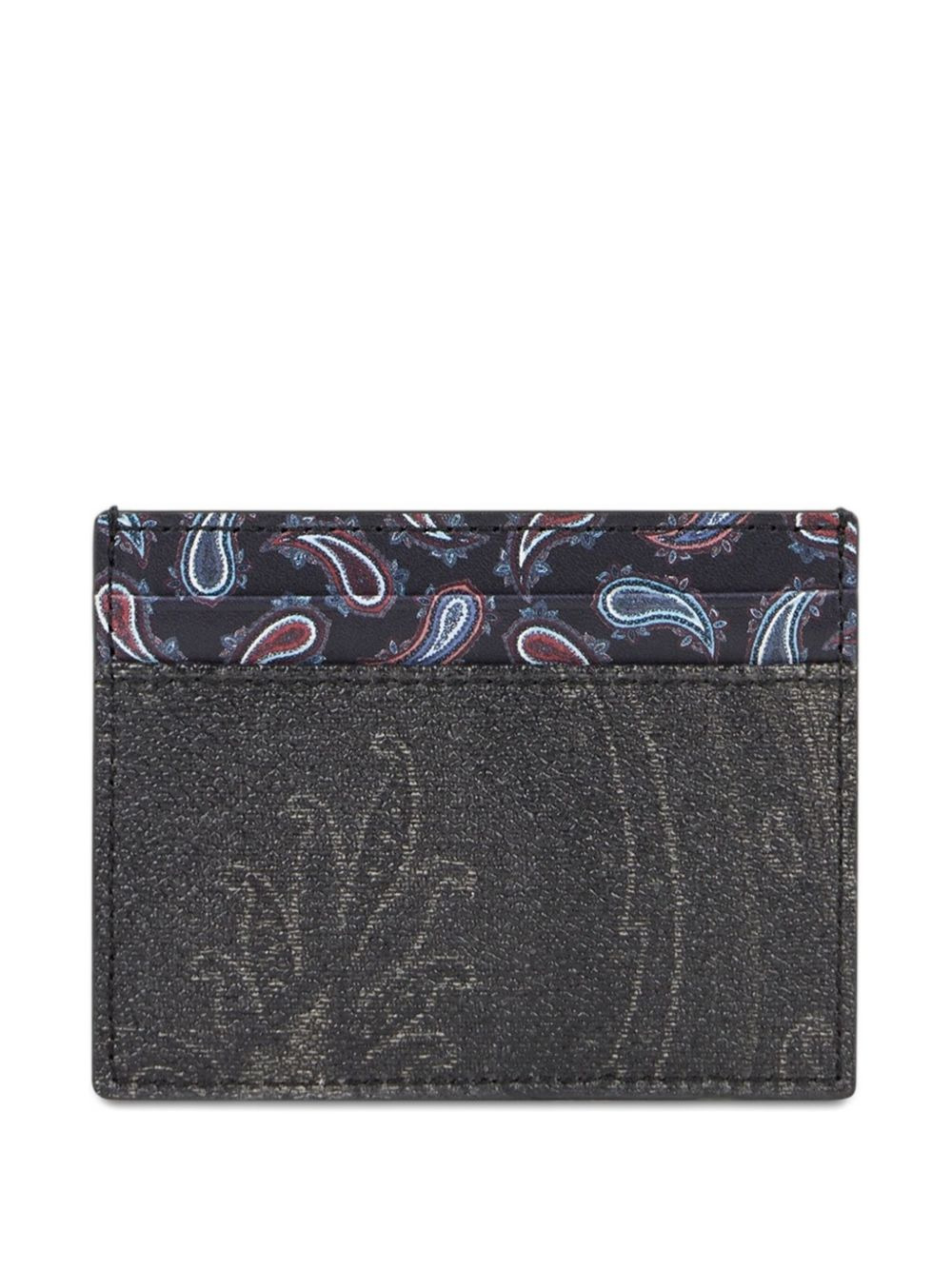 paisley-pattern cardholder - 2