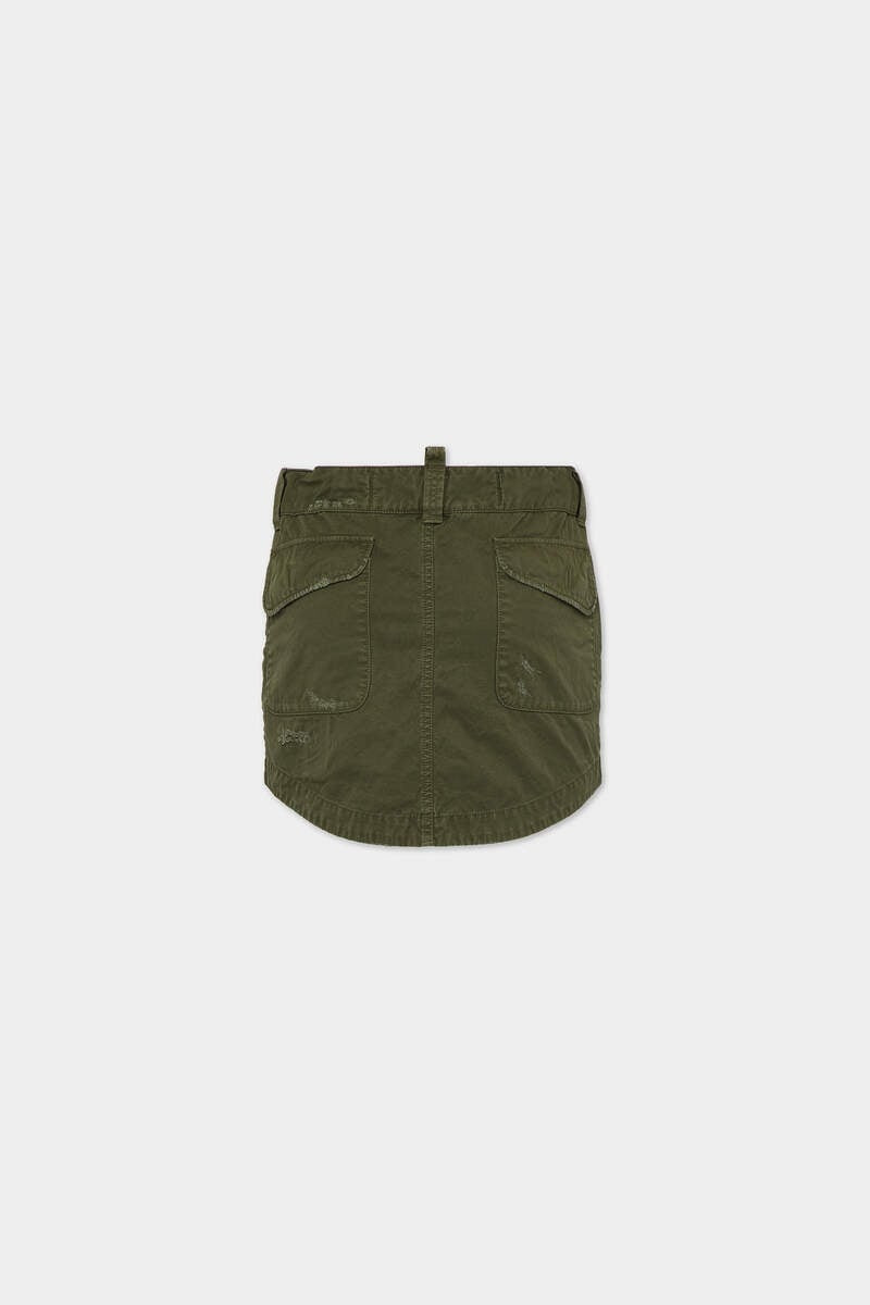 DSQUARED2 MILITARY MINI SKIRT outlook