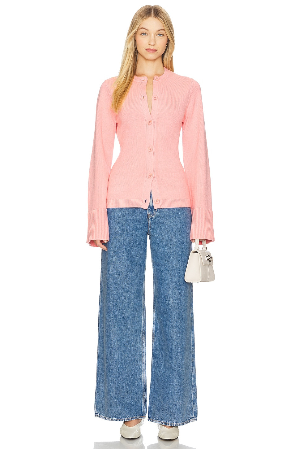 High Waist Wide Leg Jean - 5