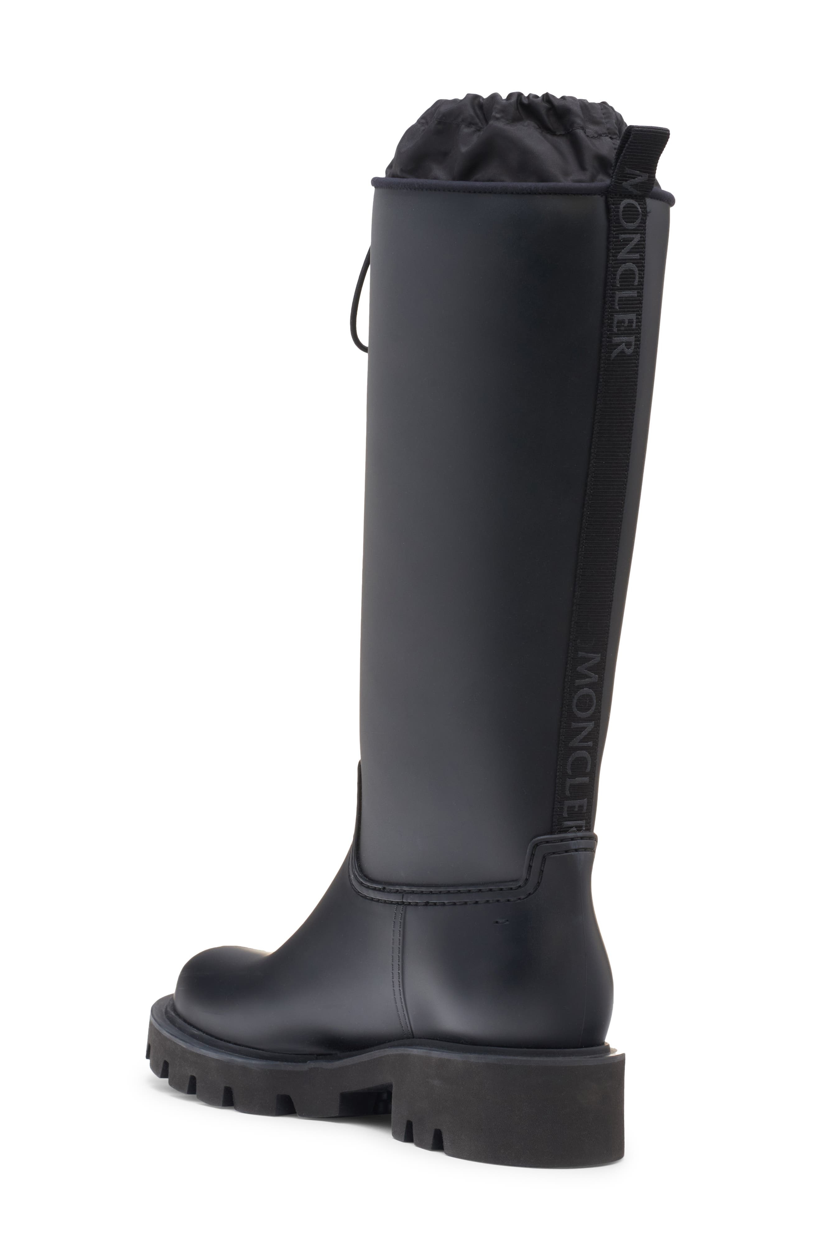 Moncler Kickstream Waterproof Rain Boot in Black at Nordstrom - 2