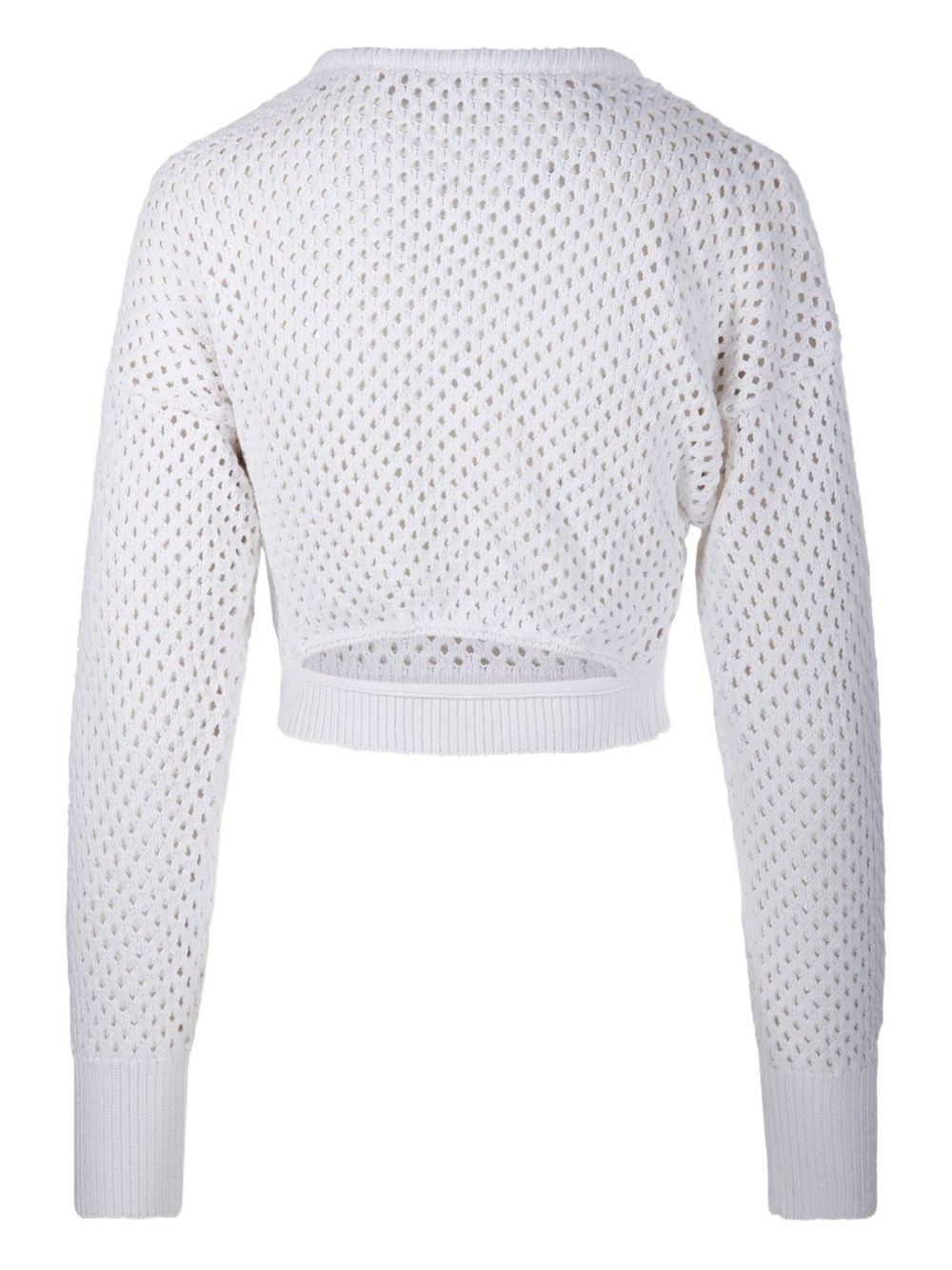 crochet-knit sweater - 2