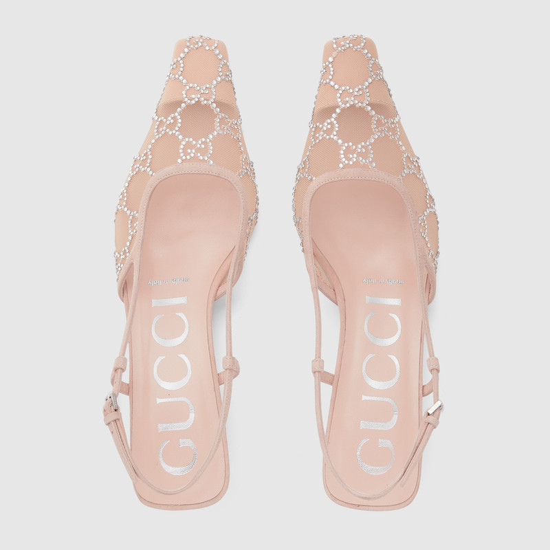 GUCCI Women's GG slingback pump outlook
