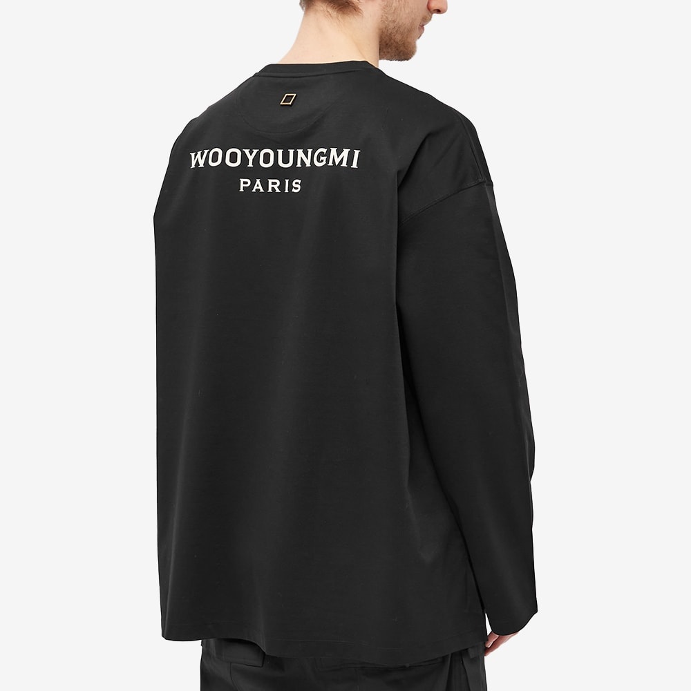 Wooyoungmi Long Sleeve Back Logo Tee - 5