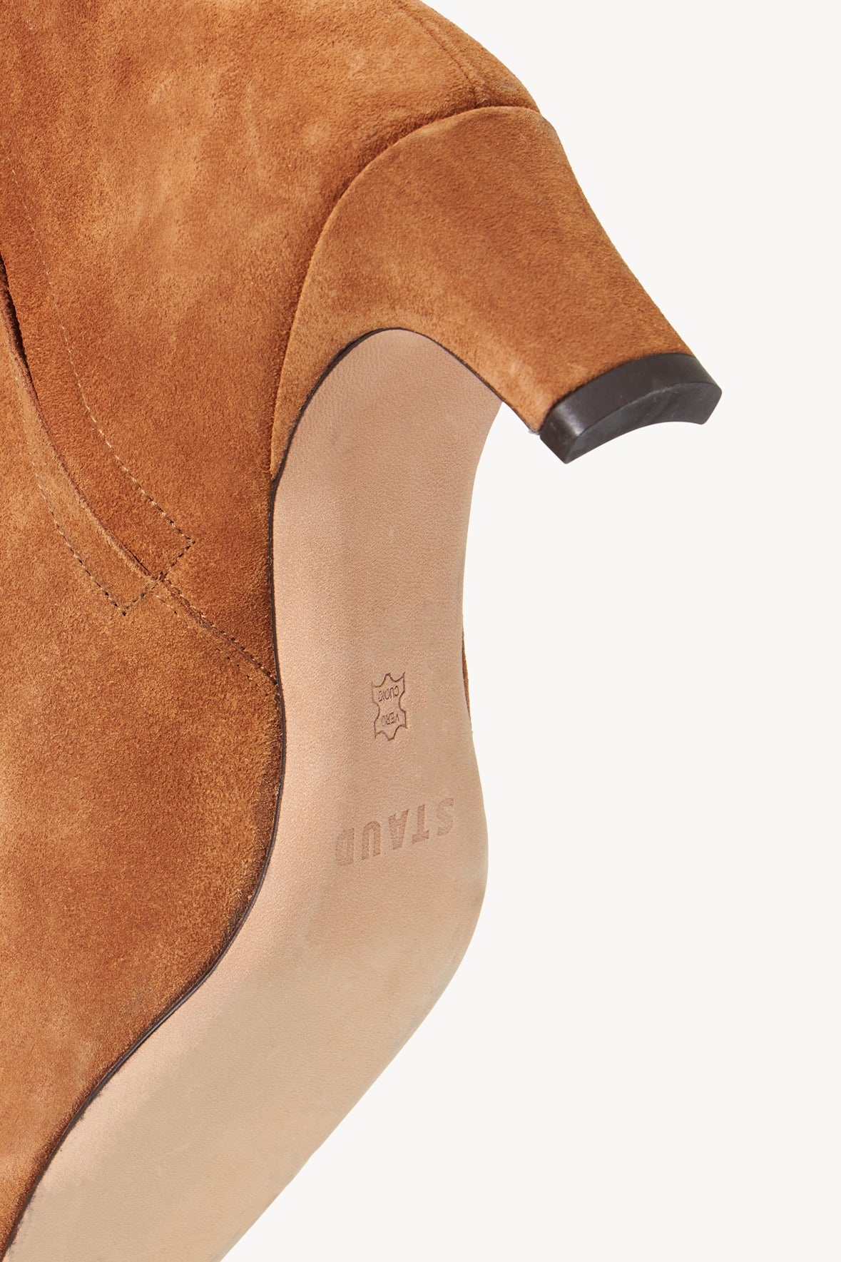 STAUD WALLY ANKLE BOOT TAN SUEDE - 7
