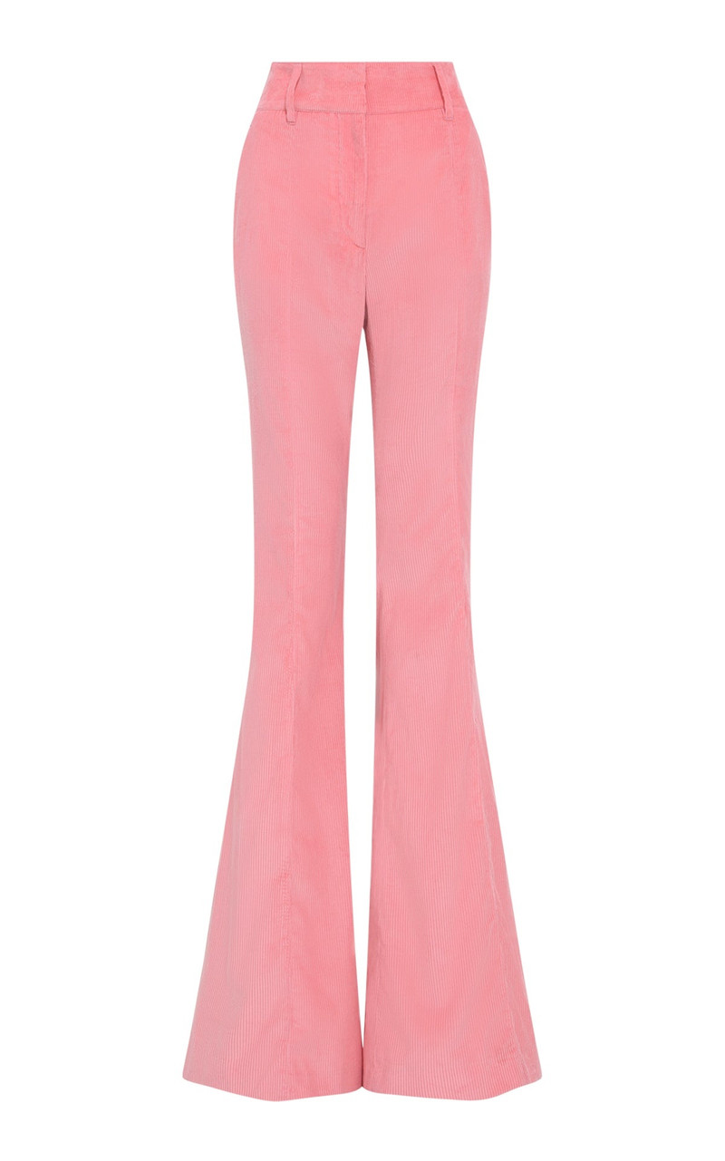 Ianthe Flare Pant in Rosa Sea Island Cotton Corduroy - 1