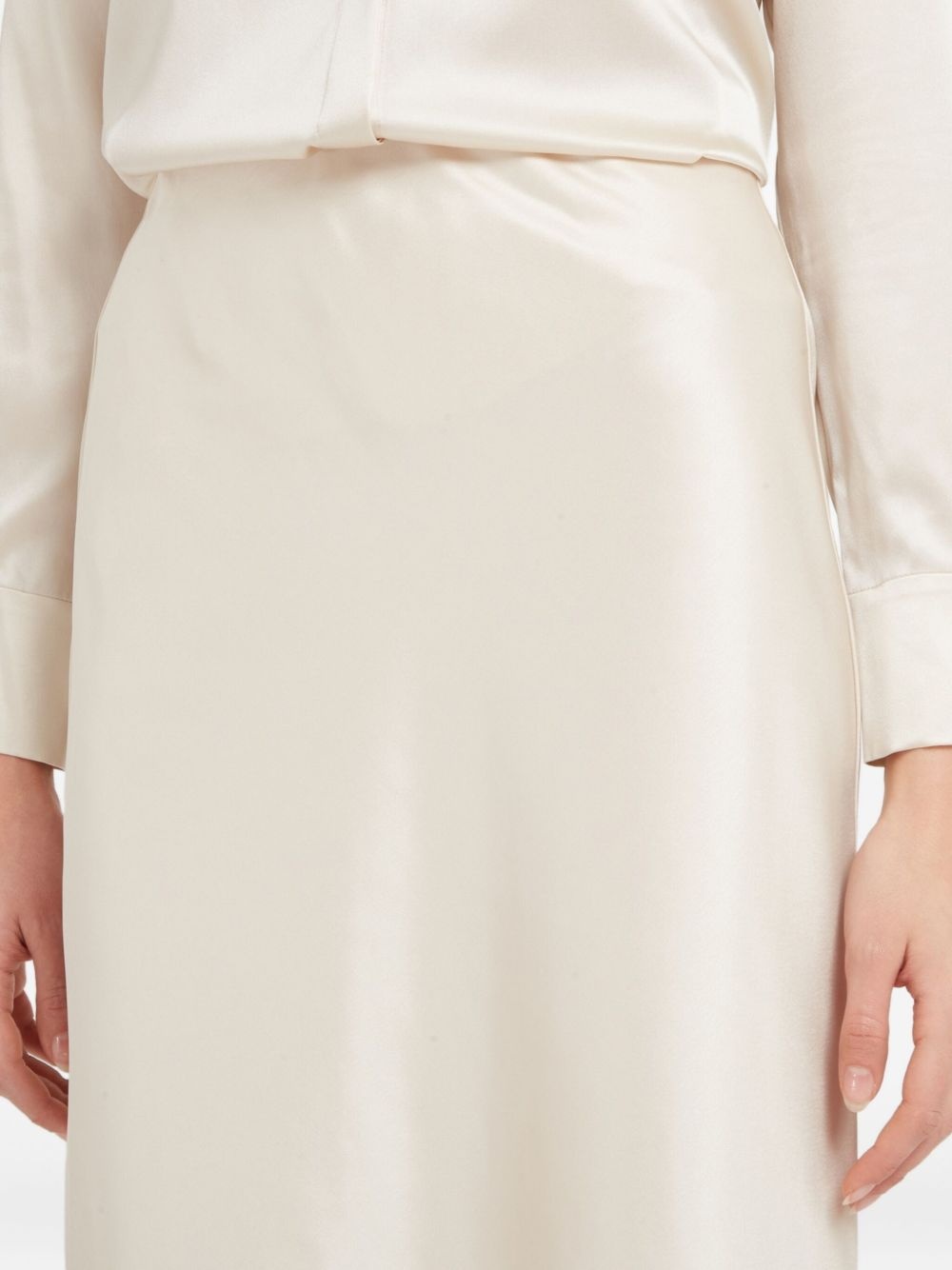 Maeve satin midi skirt - 4
