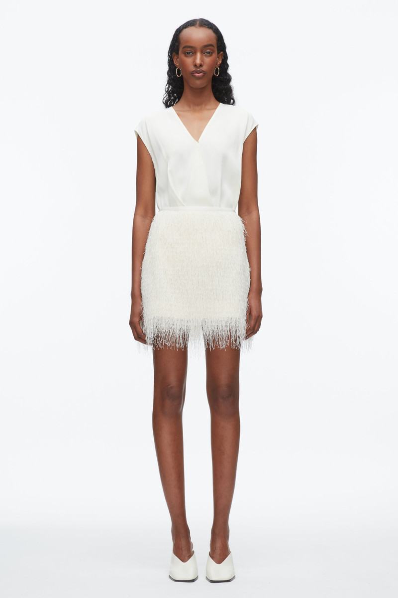 3.1 Phillip Lim Fringe Mini Slip Skirt outlook