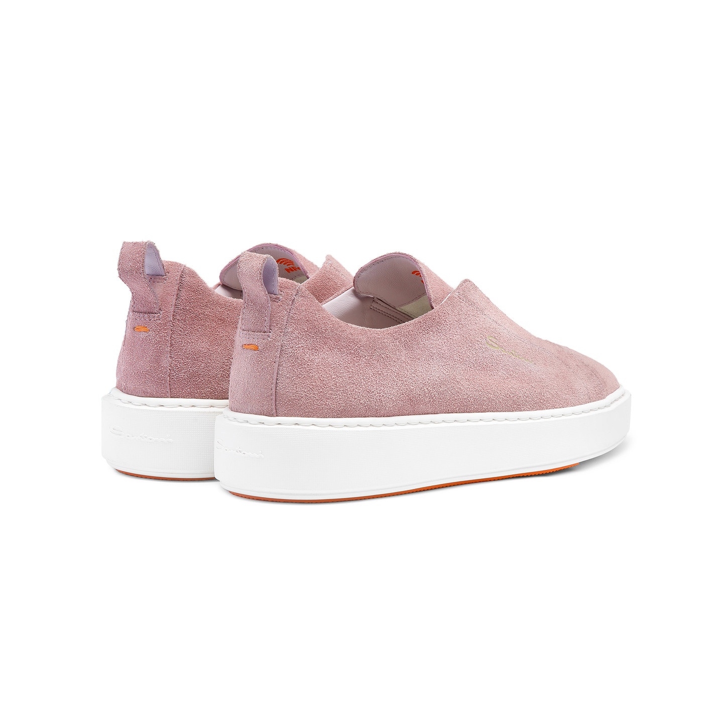 Women's pink suede slip-on sneaker - 3