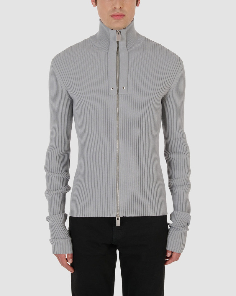 1017 ALYX 9SM SMALL RIB ZIP UP SWEATER outlook