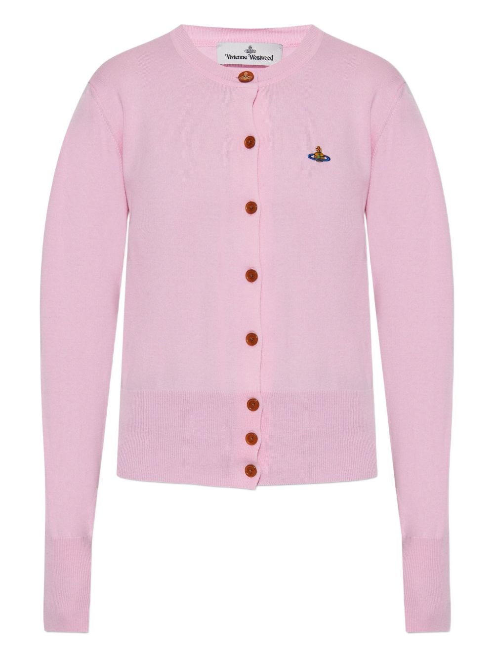 Orb-embroidered cardigan - 1