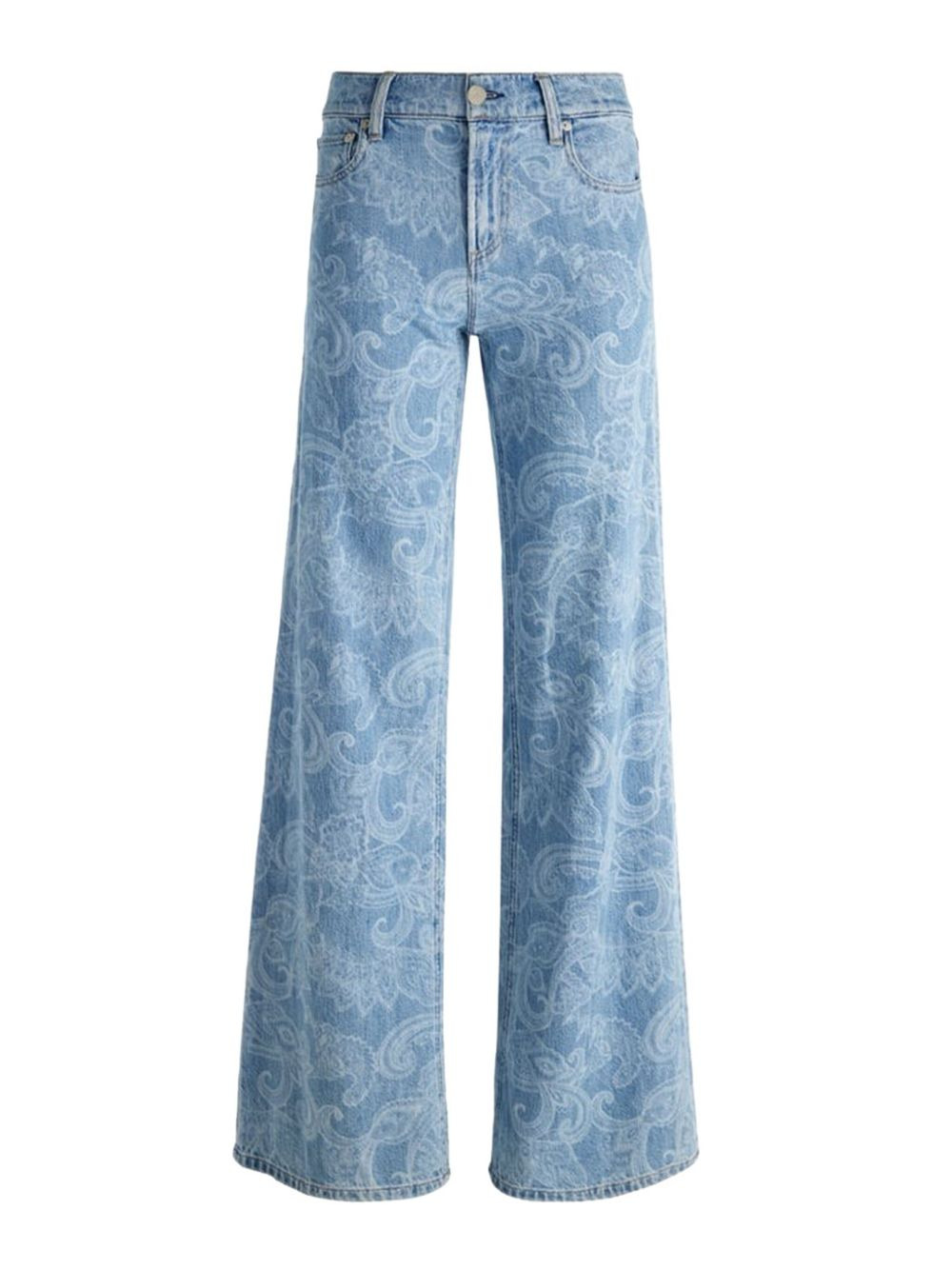 paisley-print jeans - 2