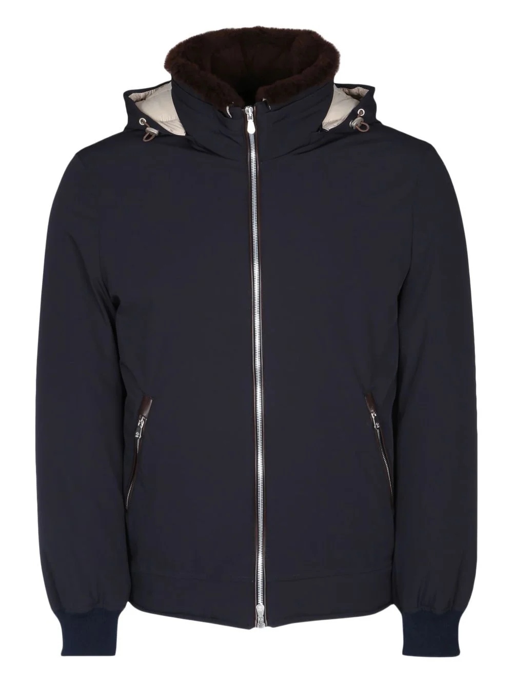 padded hooded jacket - 1