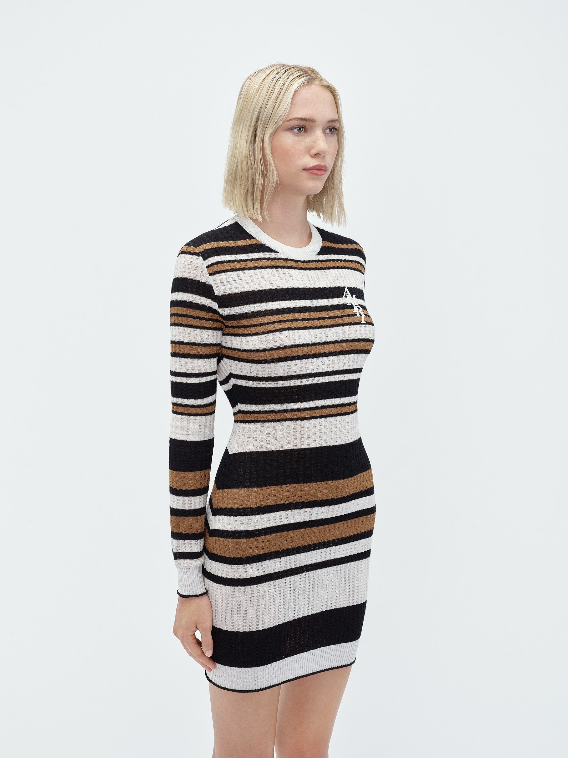 VERTICAL AMIRI STRIPED DRESS - 4