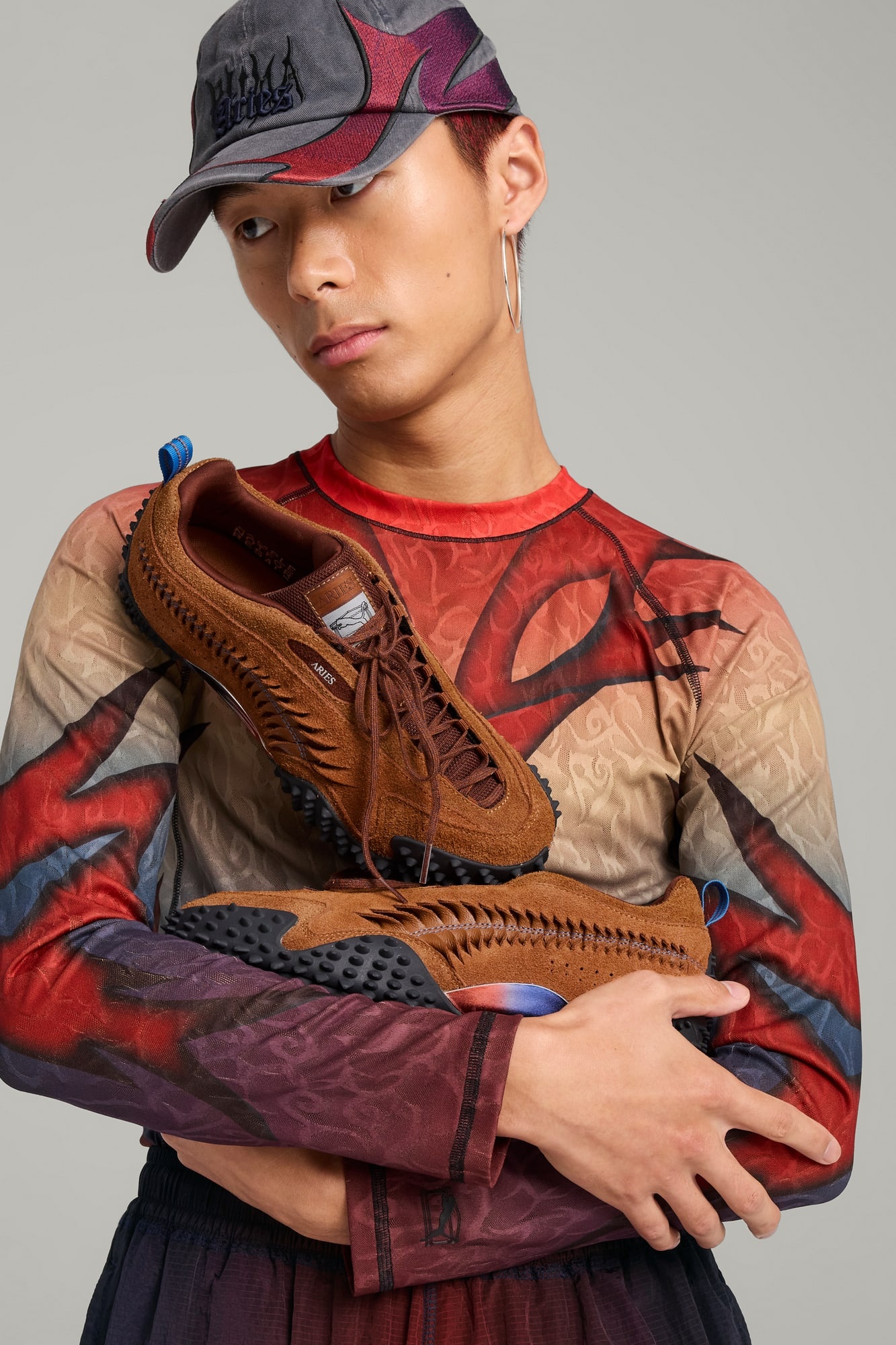 PUMA x ARIES Mostro Craft Sneakers Unisex - 2