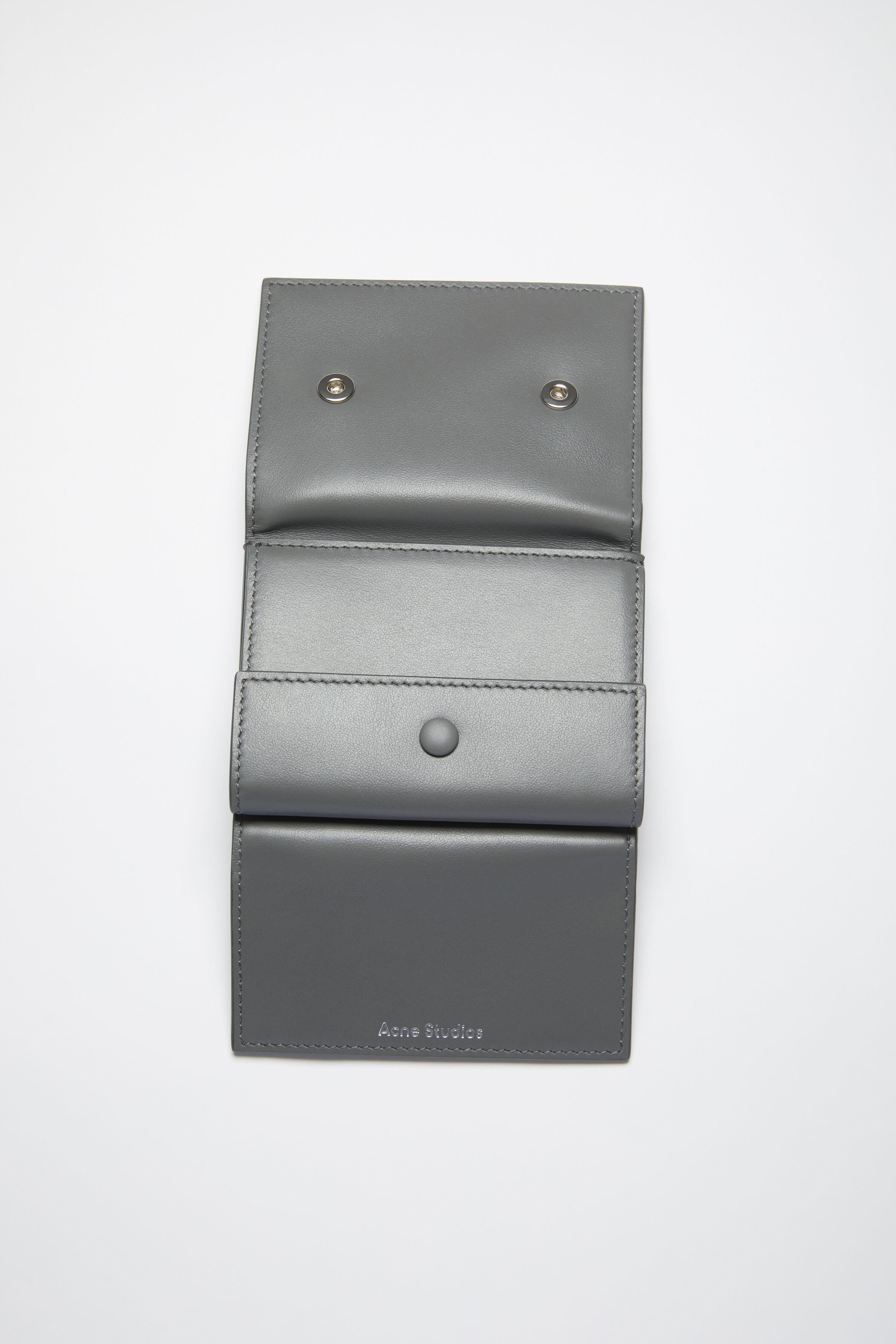Folded wallet - Dark grey - 4