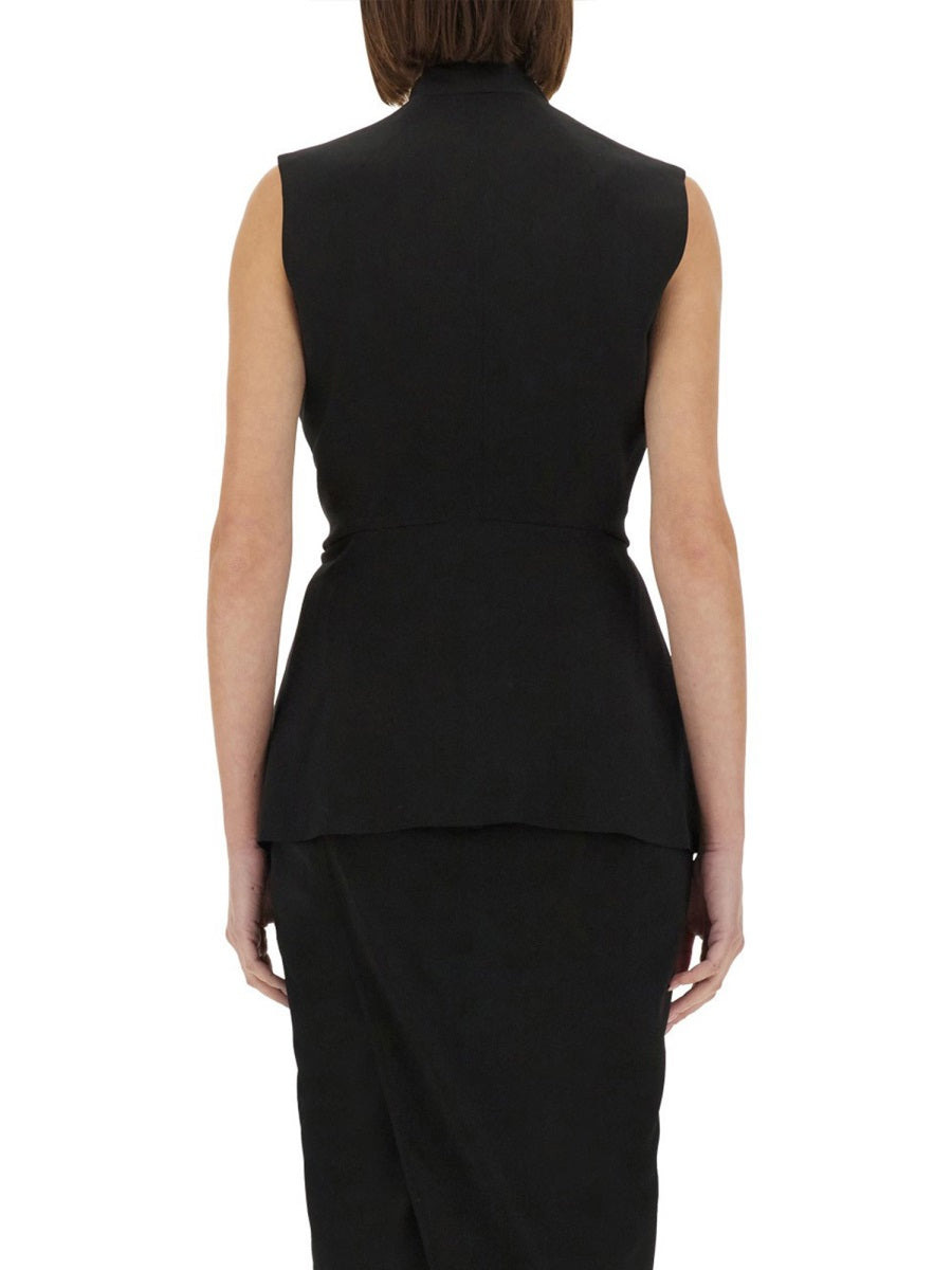 Rick Owens Women Structured Sleeveless Jacket - 4