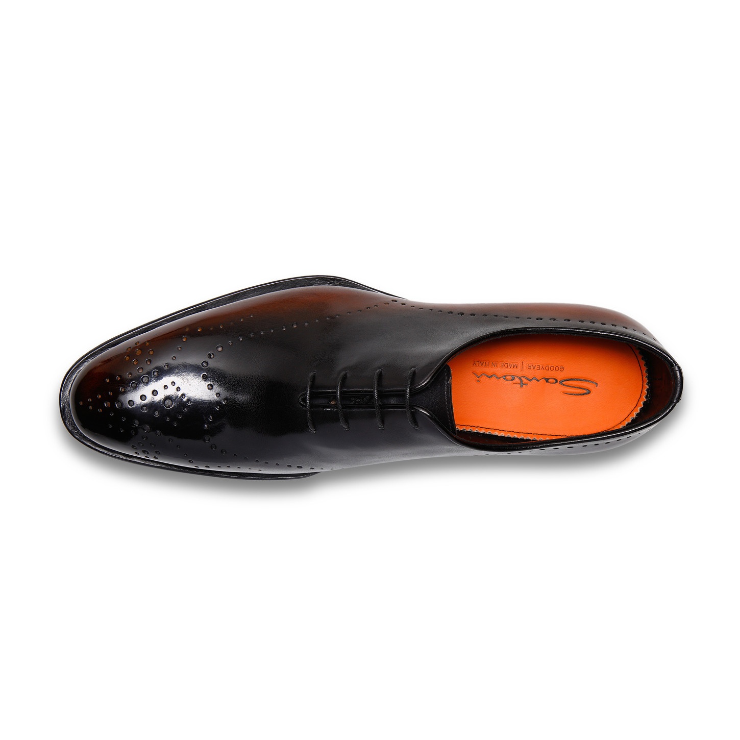 Men’s brown leather Oxford brogue - 5