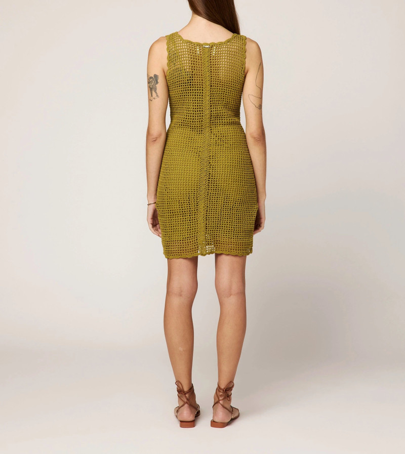 NOELANI CROCHET MINI DRESS | MOSS 3