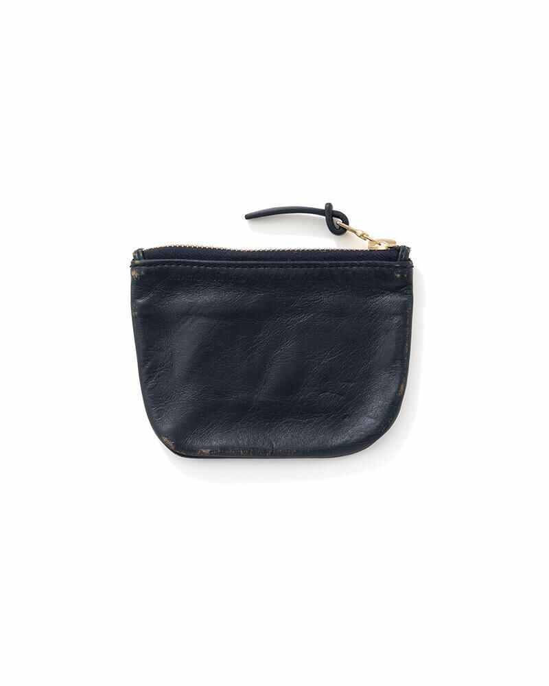 LEATHER WALLET DMGD NAVY - 2