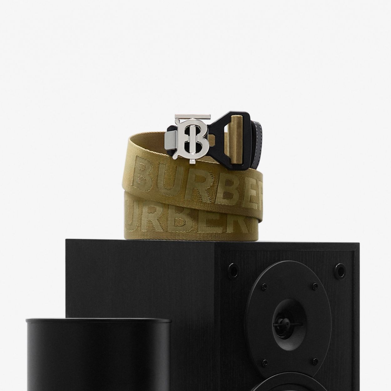 Monogram Motif and Logo Webbed Jacquard Belt - 7