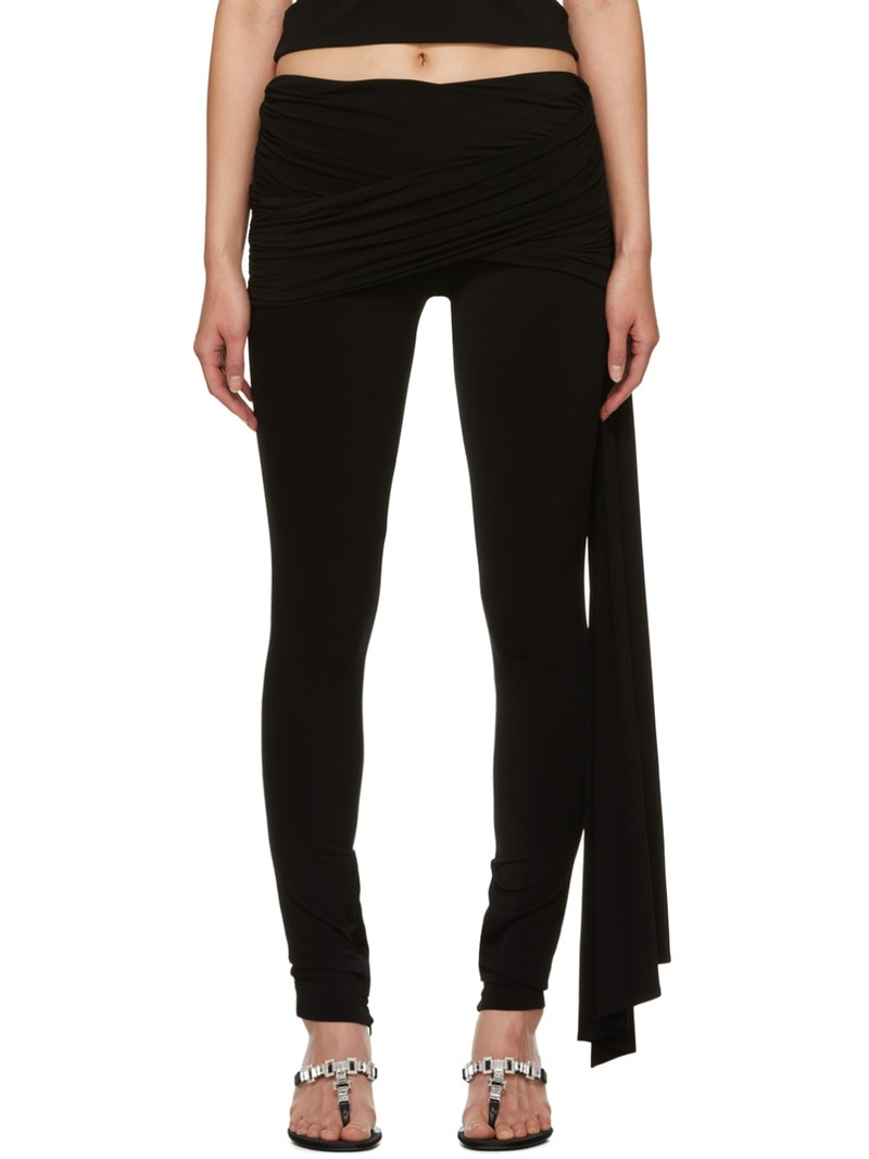 Black Sash Leggings 1