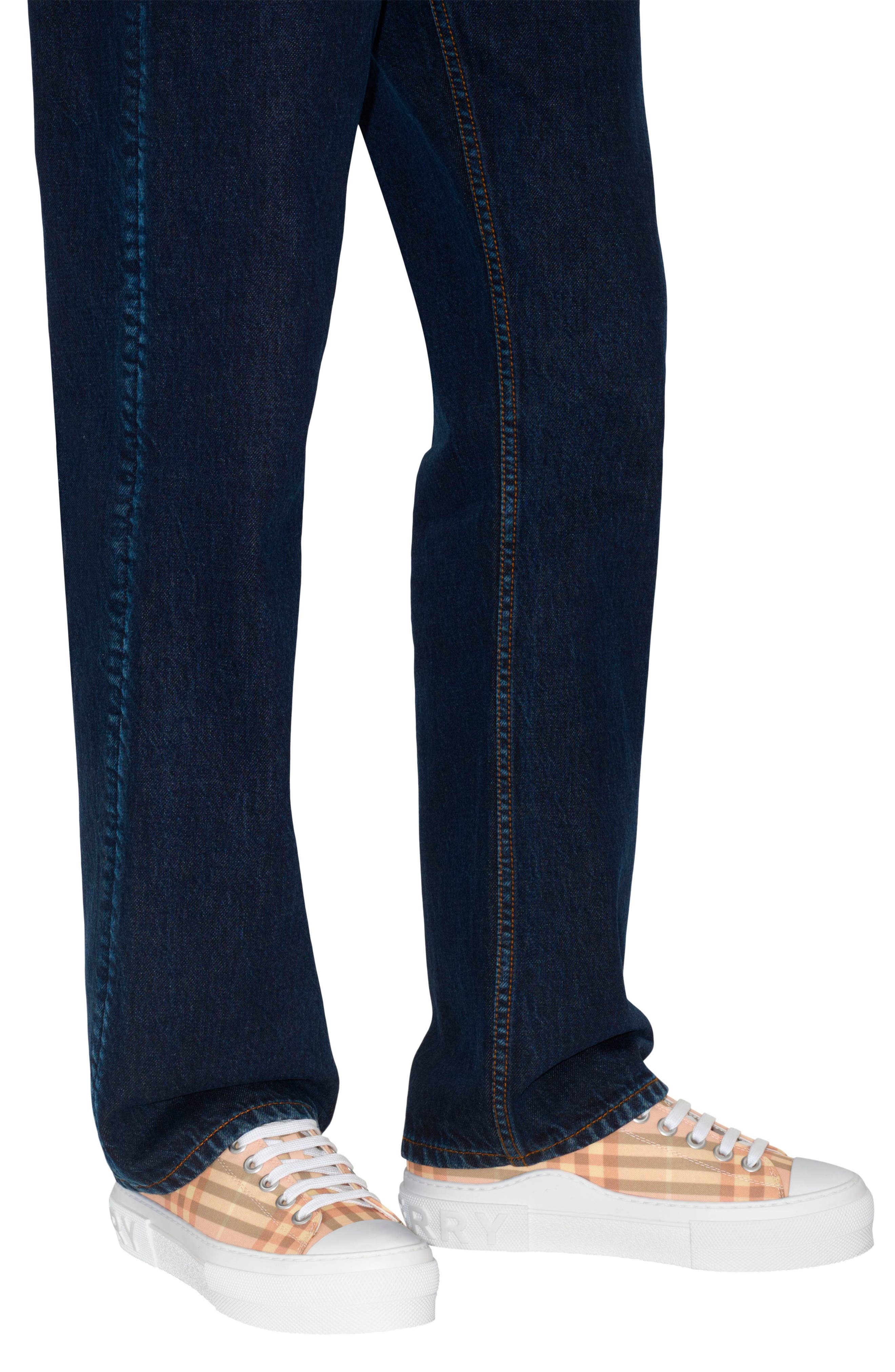 burberry Jack Check Platform Sneaker in Teacup Ip Check at Nordstrom - 7
