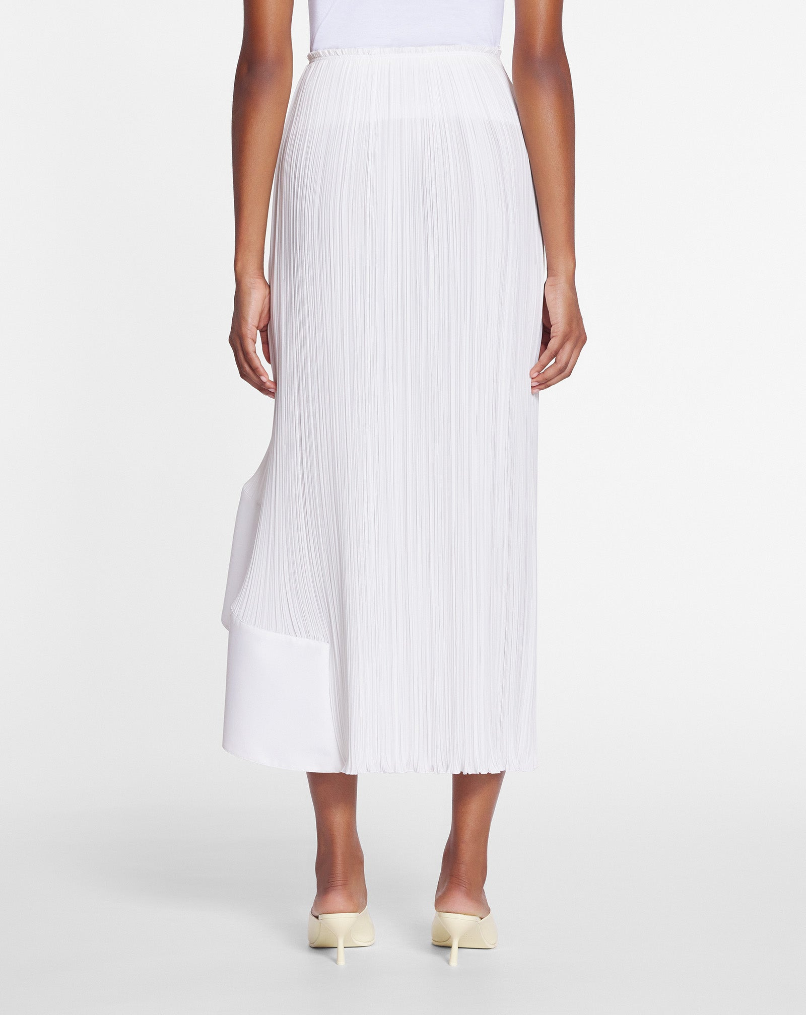 PLEATED MIDI SKIRT - 4