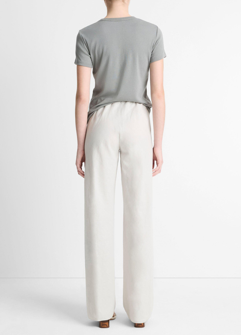 Vince Colette High-Rise Cotton & Linen-Blend Bias Pant outlook
