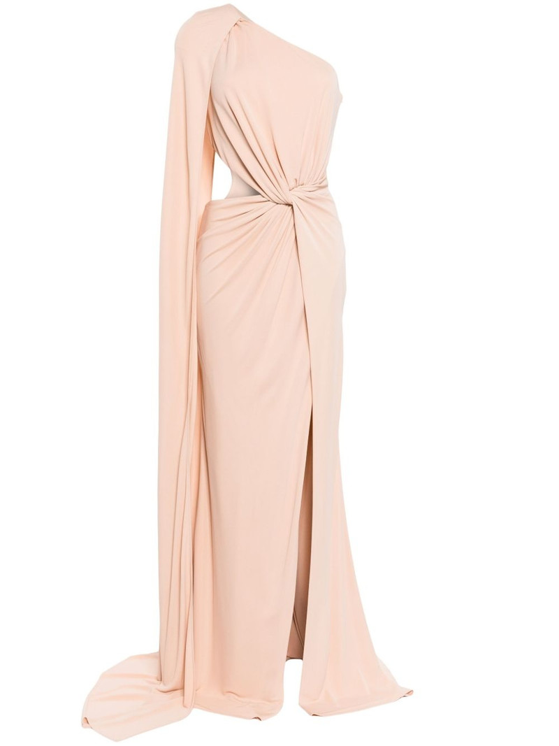 one-shoulder jersey gown 1