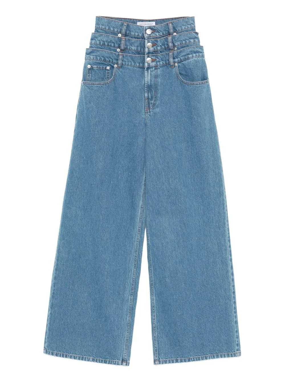 triple-layer jeans - 1
