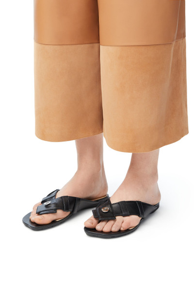 Loewe Toy Panta toe post sandal in lambskin outlook