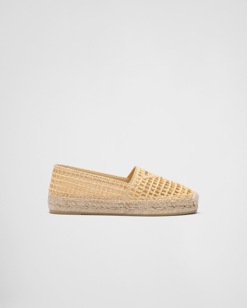 Prada Crochet espadrilles outlook