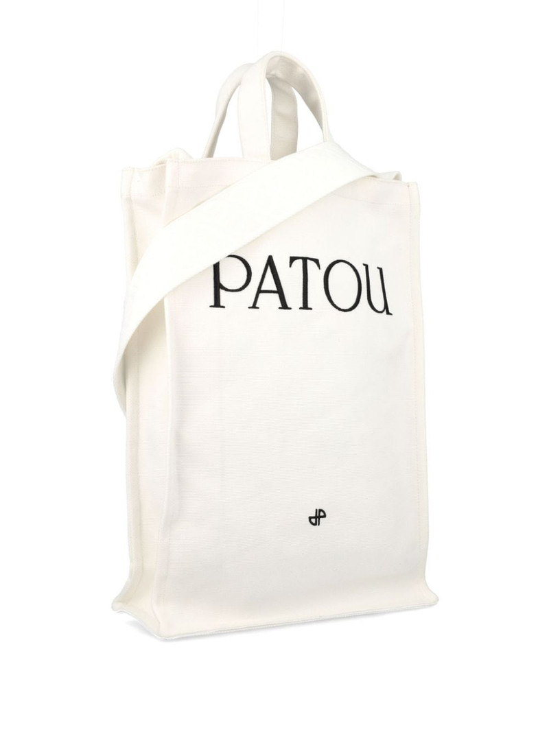 logo-print vertical tote bag 3