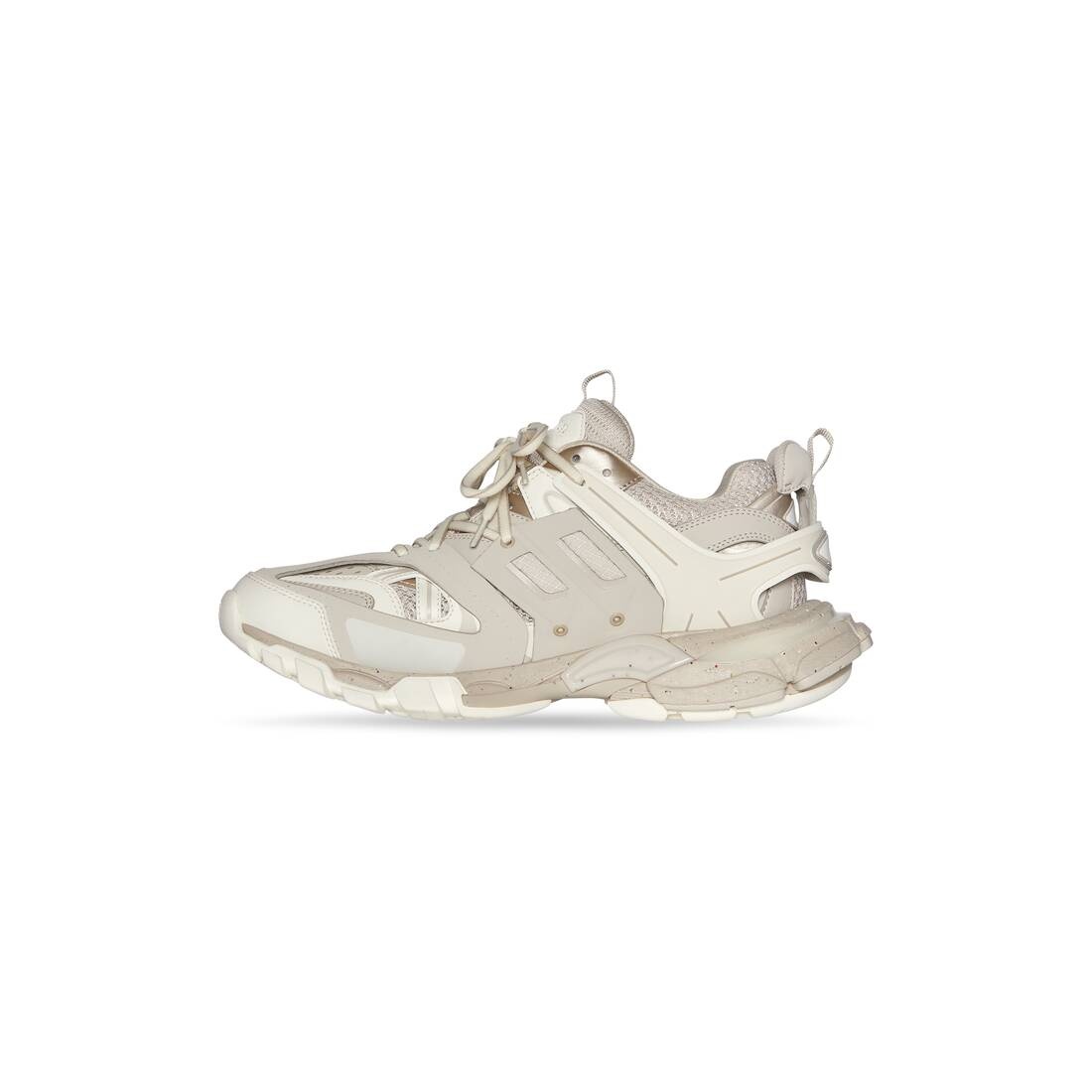 Women's Track Sneaker Recycled Sole in Beige - 4
