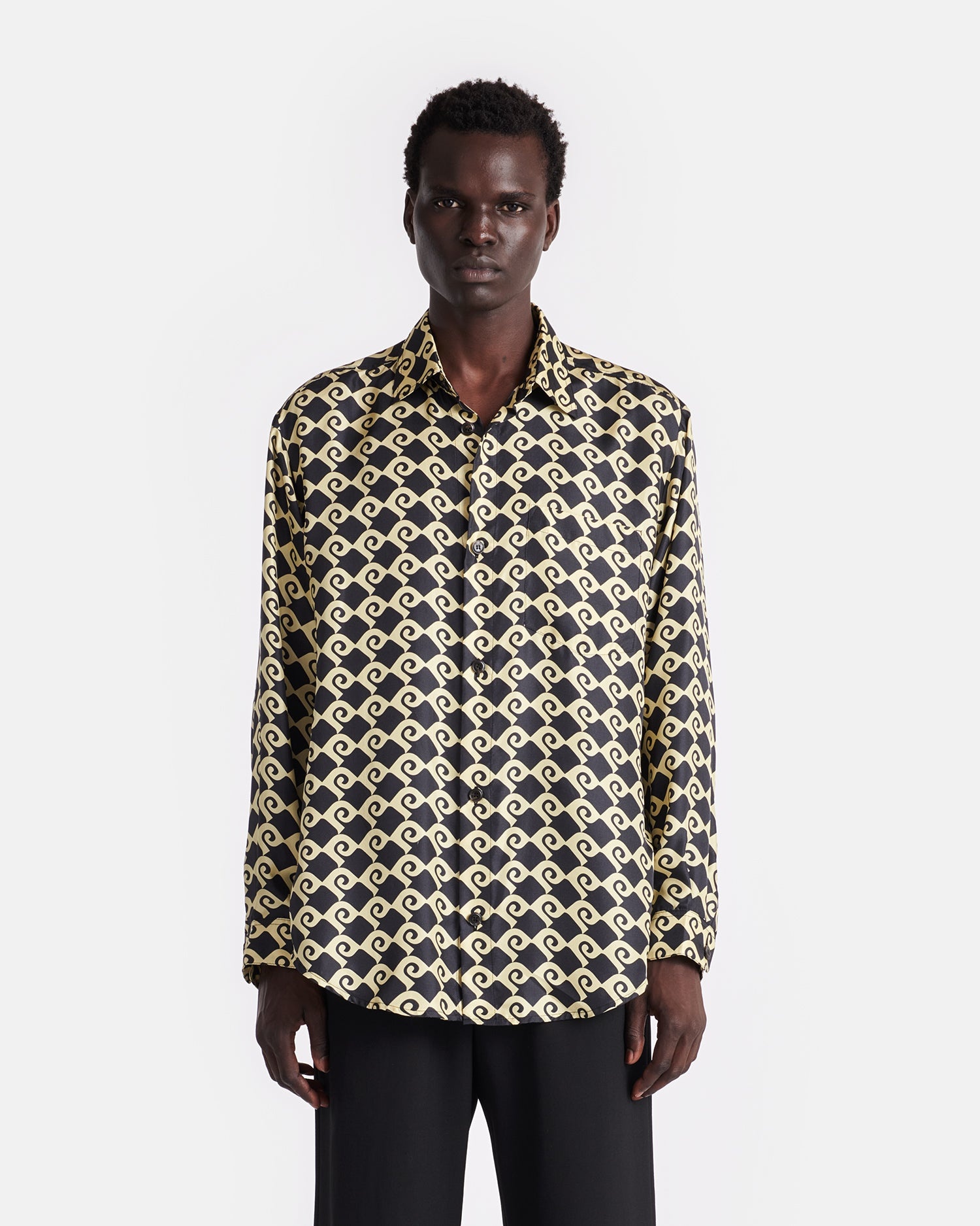 Printed Silk-Twill Shirt - 2