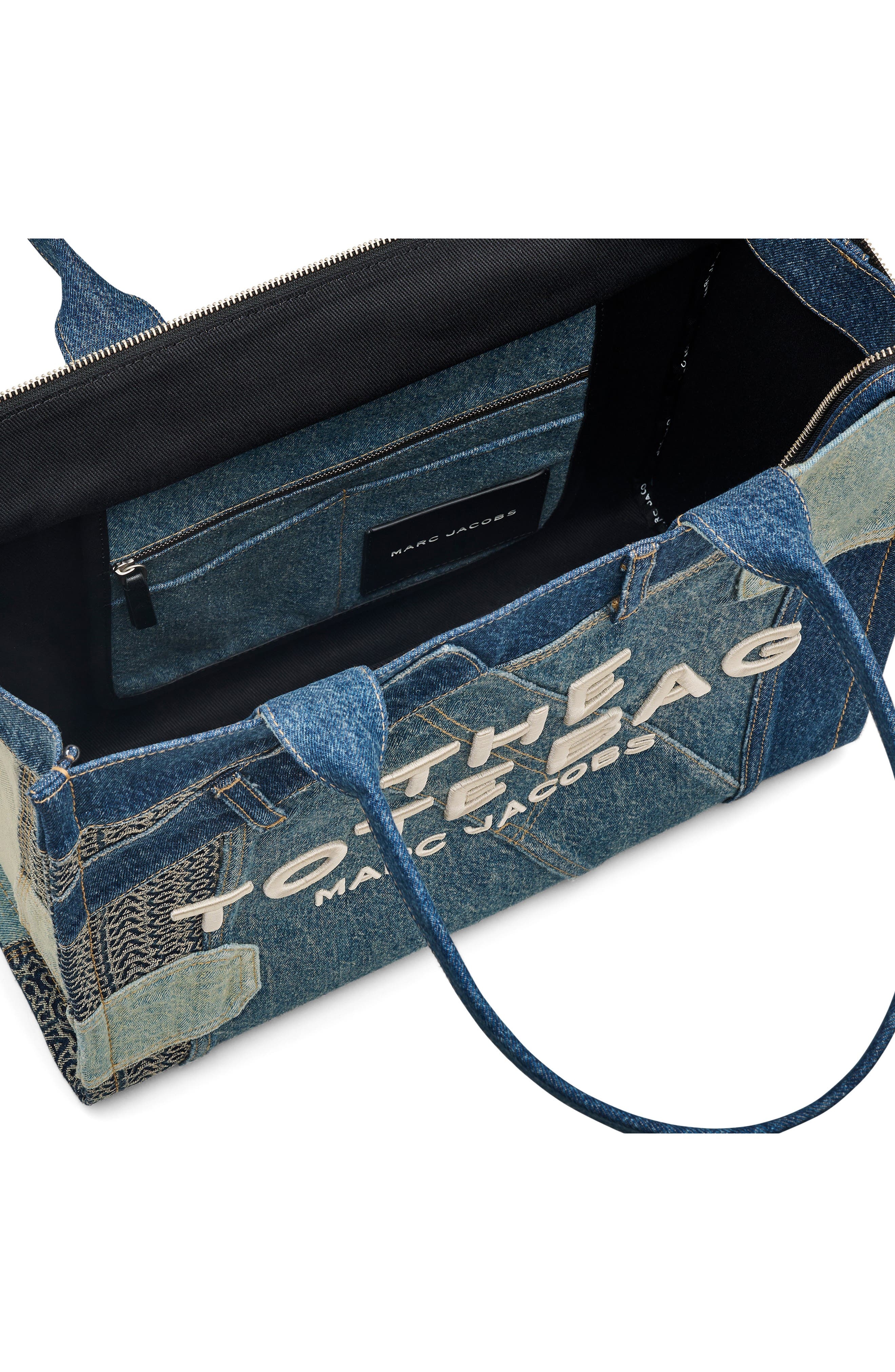 Marc Jacobs The Large Denim Tote Bag in Indigo Multi at Nordstrom - 6