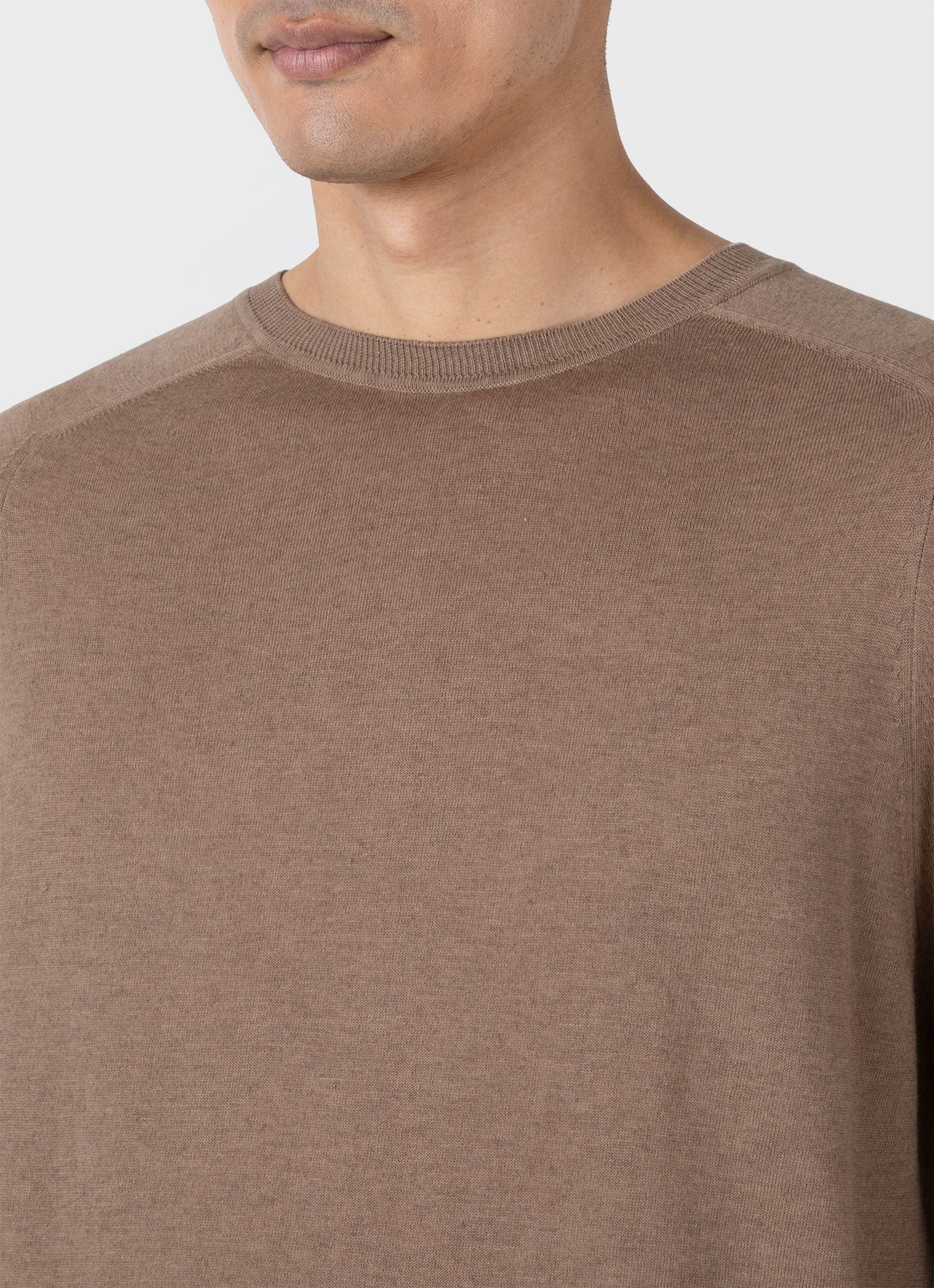 Sea Island Cashmere Crew Neck Jumper - 6