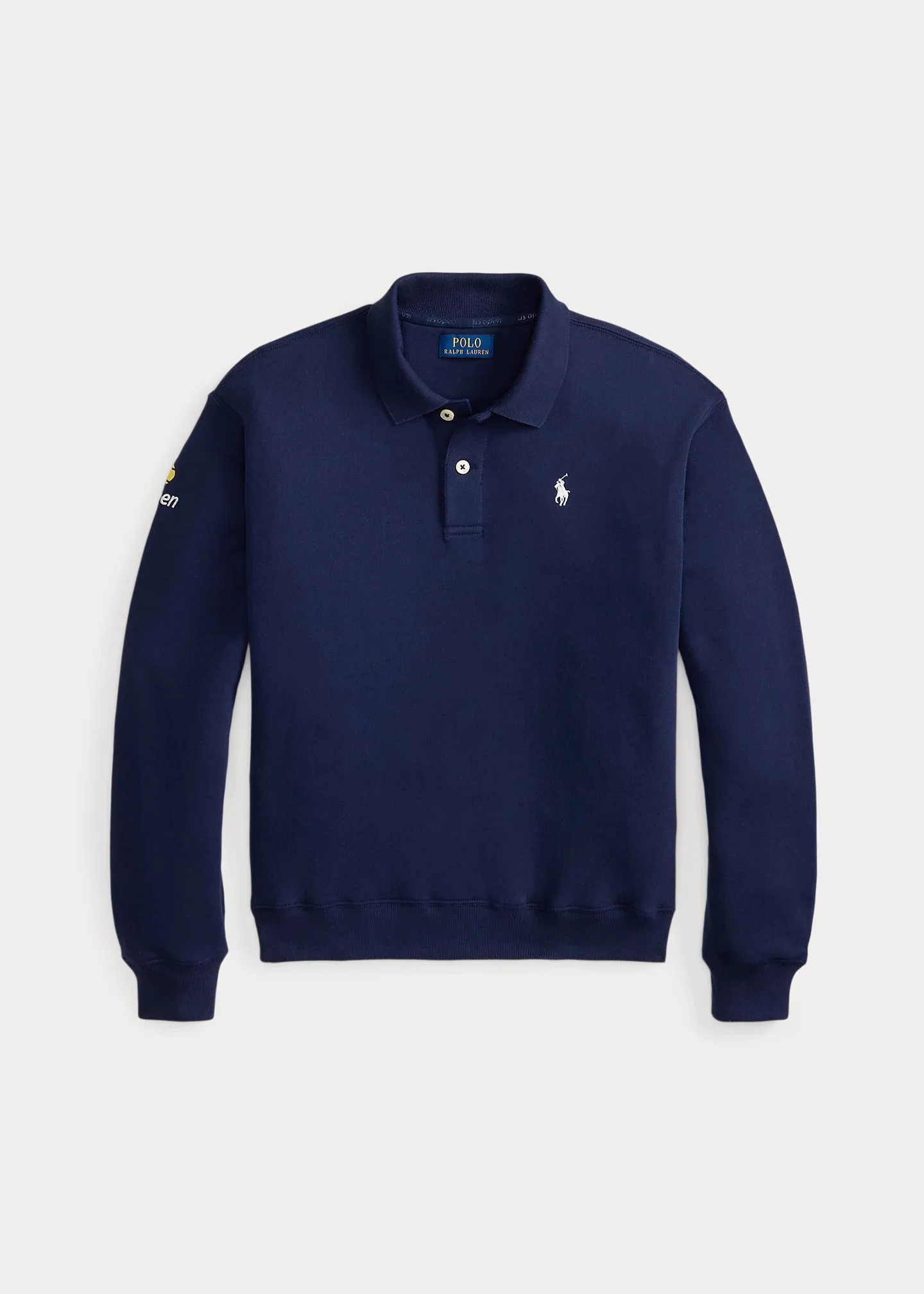 US Open Fleece Long-Sleeve Polo Shirt - 1