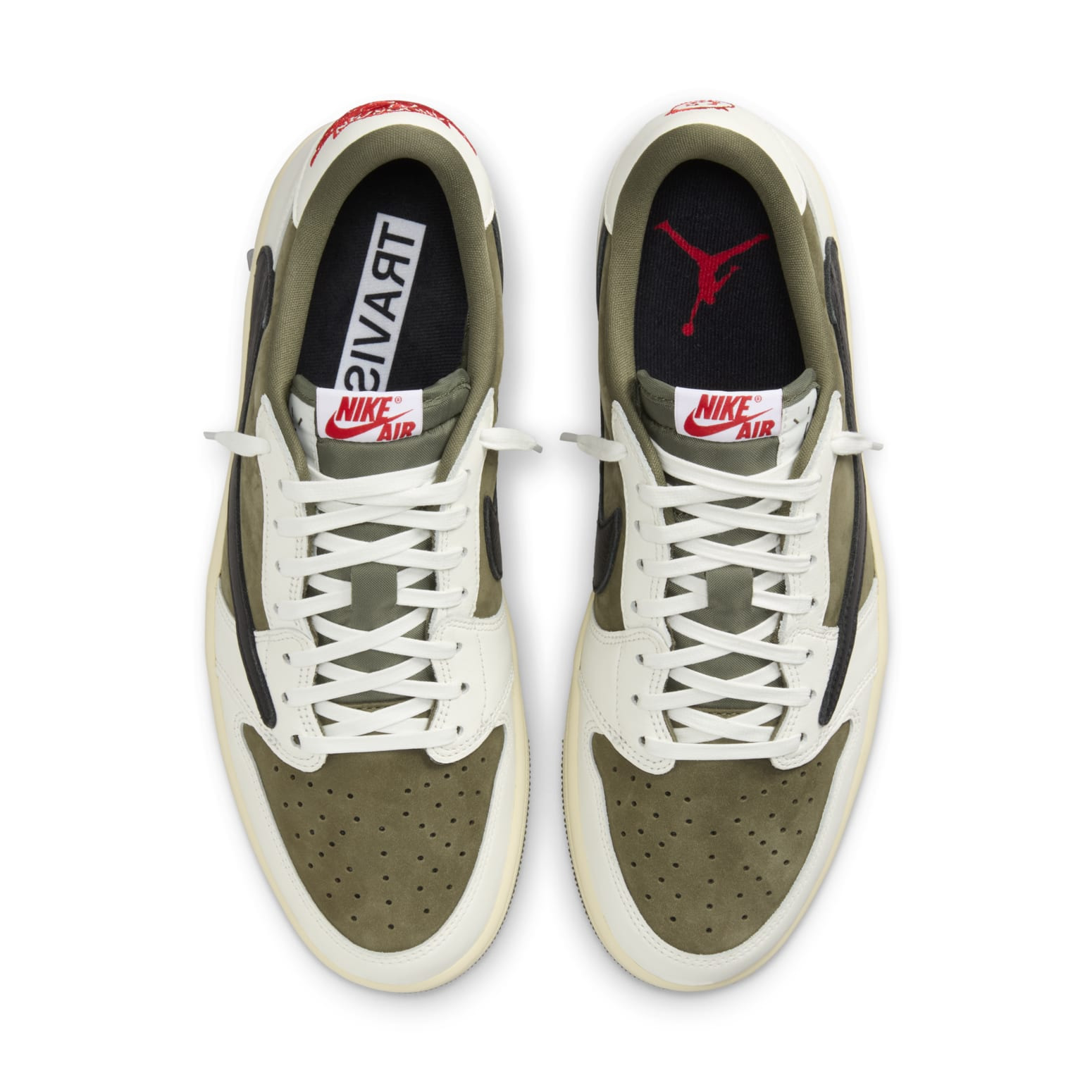 Air Jordan 1 Retro Low OG SP x Travis Scott 'Medium Olive' DM7866-200 - 4