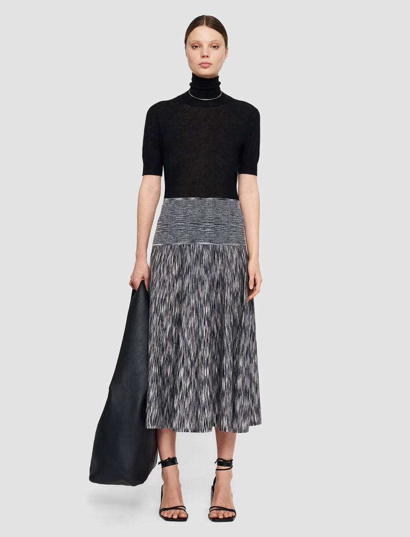 JOSEPH Printed Merino Skirt outlook